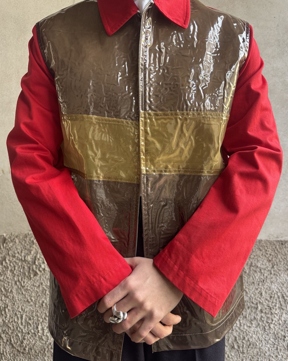 Comme des Garcons Homme Plus Comme des Garçons Homme Plus SS 1996 Vinyl PVC 3M Jacket Size US M / EU 48-50 / 2 - 6 Thumbnail