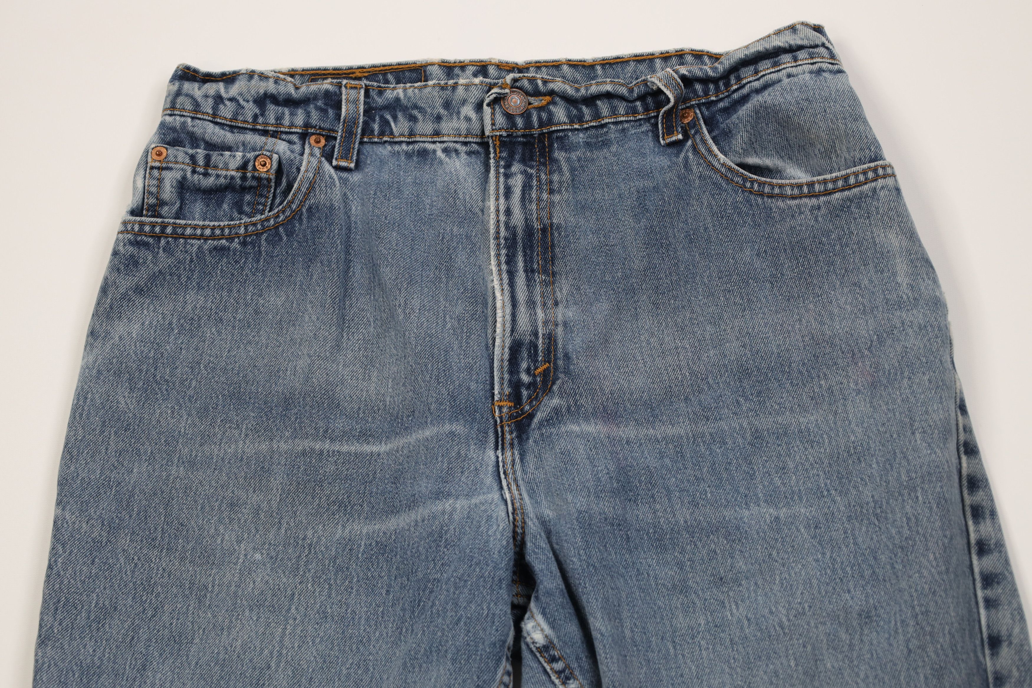 Levi's Vintage 90s Levis 551 Relaxed Tapered Leg Jeans USA Size 36" / US 14 / IT 50 - 2 Thumbnail