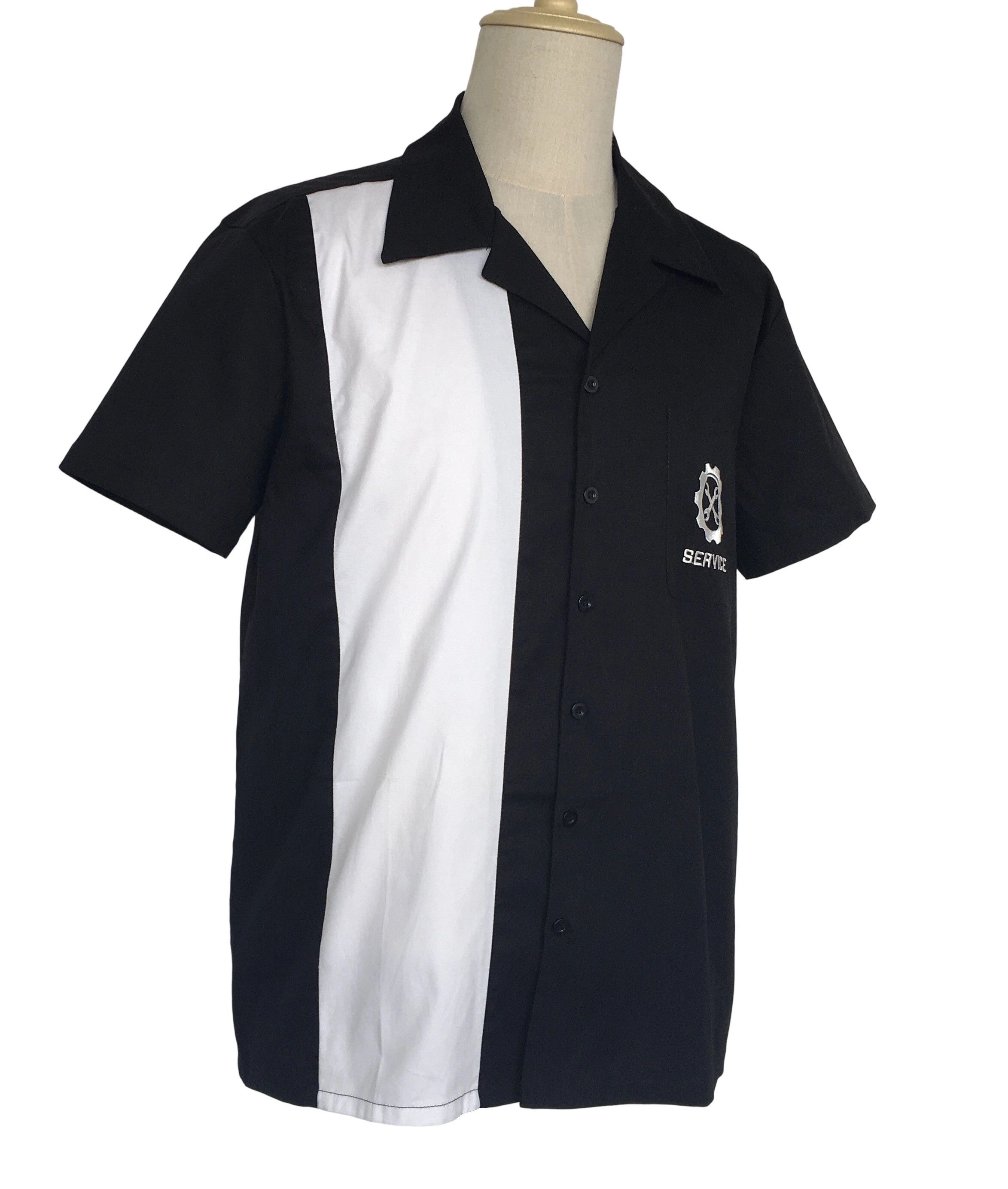 Other Blaclk Embroidery Retro Shirts Short Sleeves-service Size US L / EU 52-54 / 3 - 2 Thumbnail