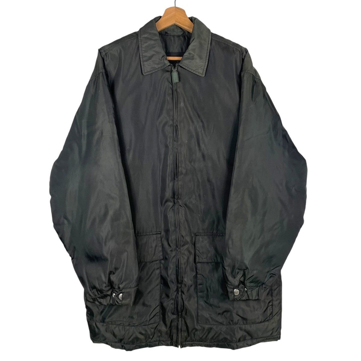 Prada 💥PRADA GREEN NYLON VINTAGE PADDED JACKET Size US L / EU 52-54 / 3 - 5 Thumbnail
