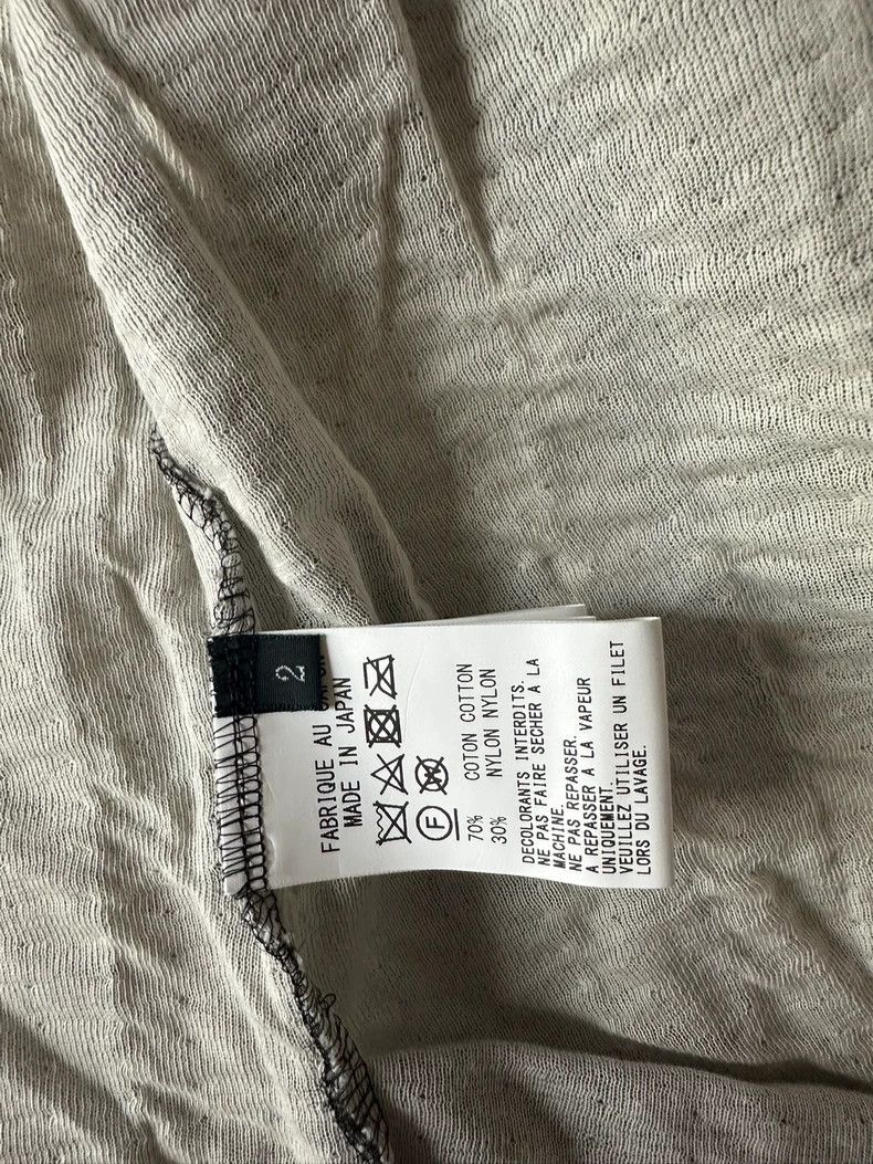 Y's Y's Pile collar see-through cotton jacket Size US M / EU 48-50 / 2 - 4 Thumbnail