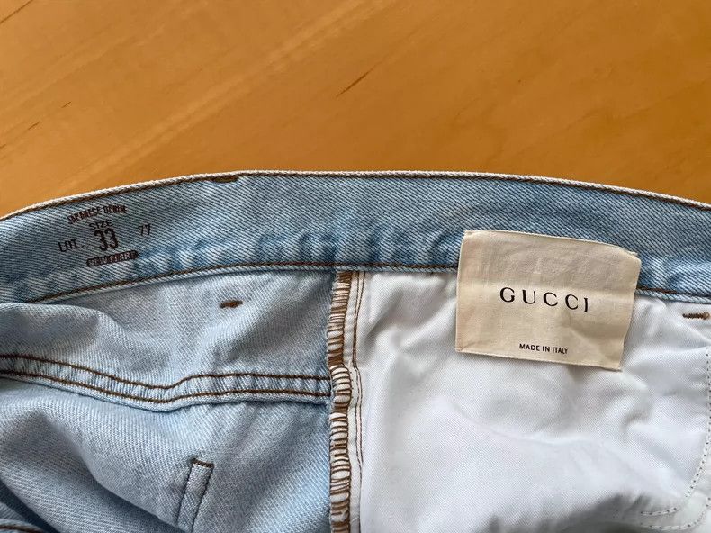 Gucci Gucci Size 33 17 Spring and Summer Heart Embroidered Flared Size 42" / US 20 - 7 Thumbnail