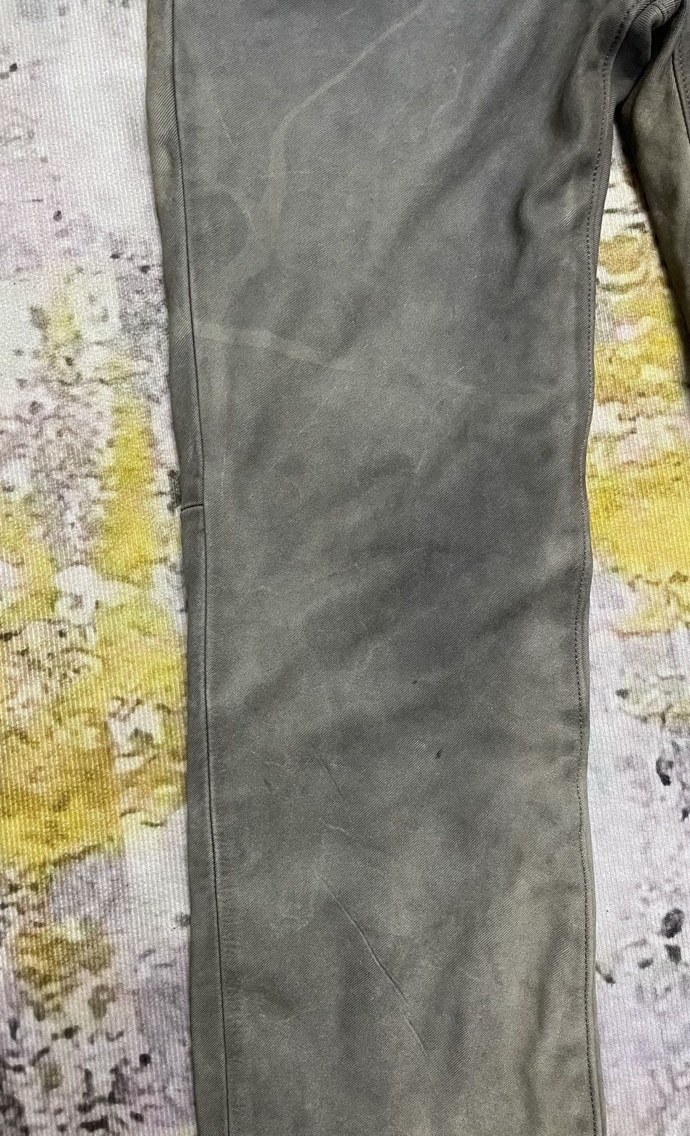 Japanese Brand × Leather Vintage Exalito Washable Leather Explore Jeans Rare Size US 31 - 4 Thumbnail