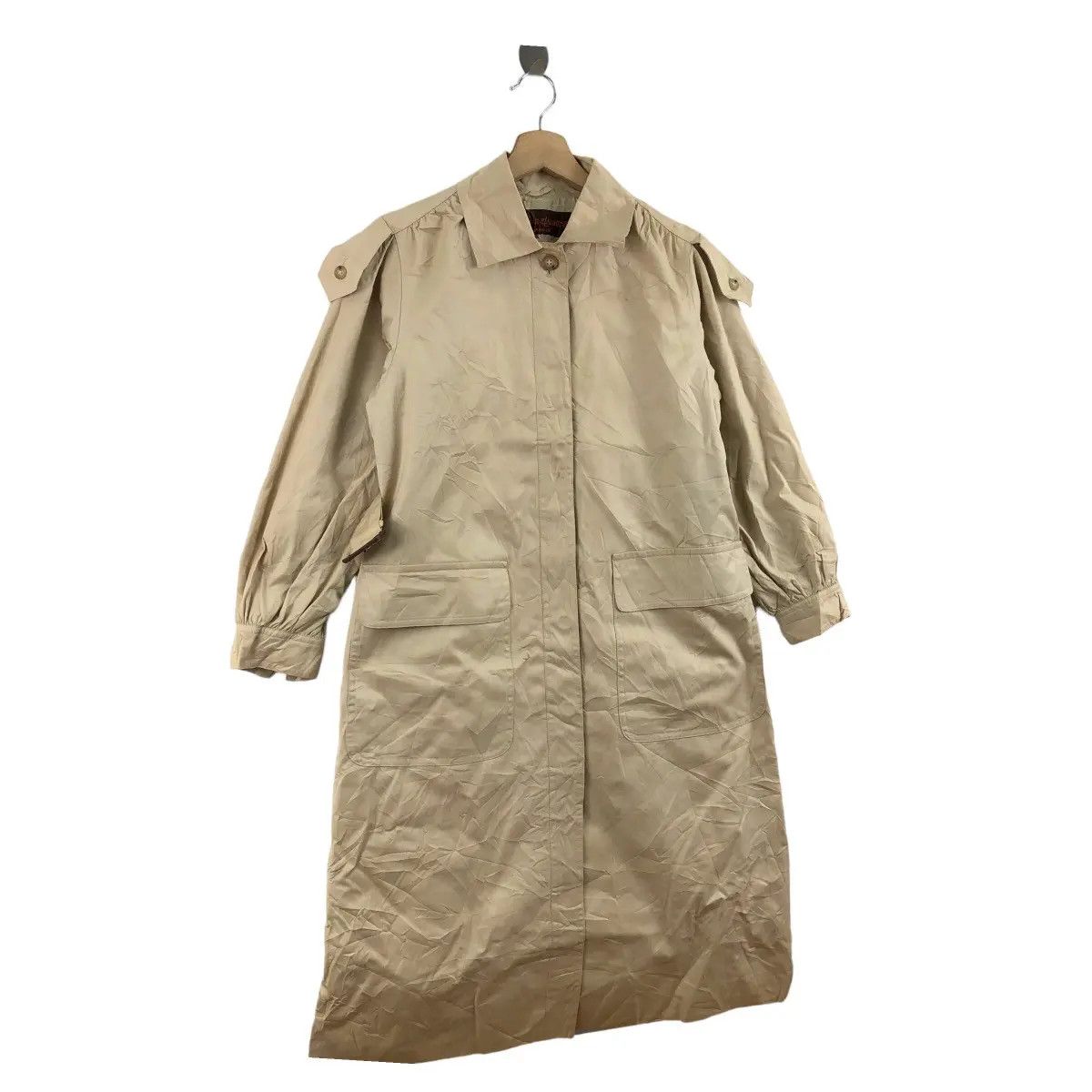 Yves Saint Laurent Vintage YSL Yves SAINT LAURENT Paris Belt Trench Coat Parka Size L / US 10 / IT 46 - 2 Thumbnail