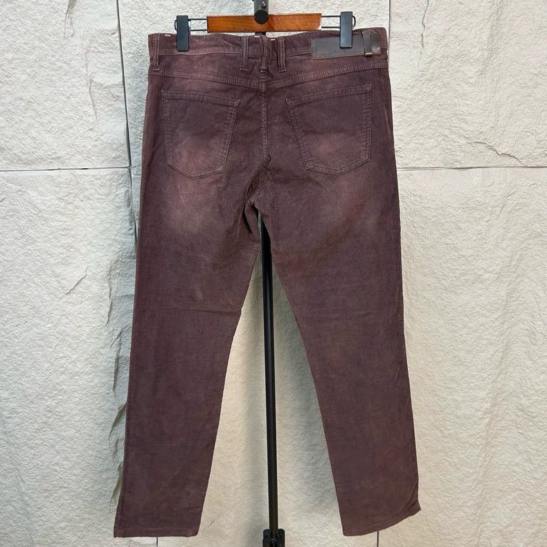Gucci Gucci Crimson velvet casual trousers Size US 34 / EU 50 - 2 Thumbnail