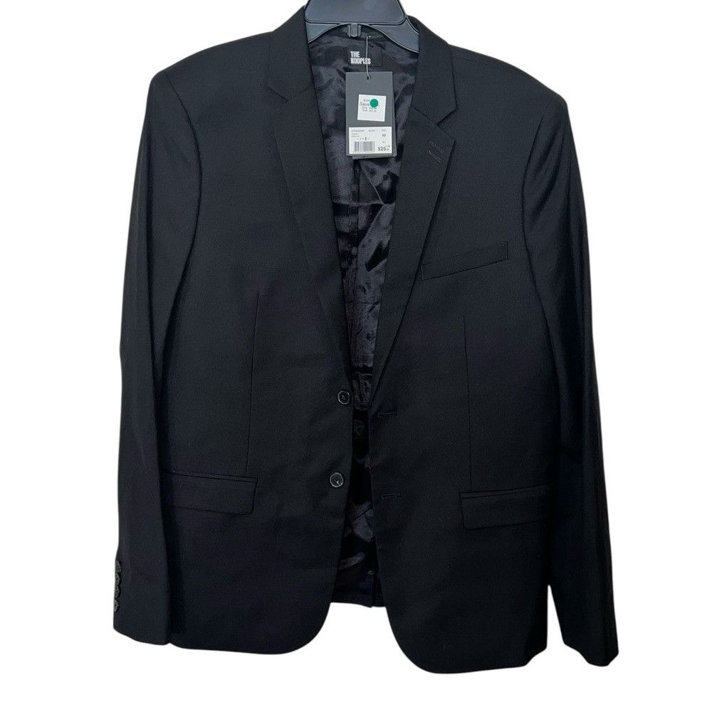 The Kooples The Kooples Vestiaire Wool Blazer Men EU 50 /US 40 Black Size 50R - 2 Thumbnail