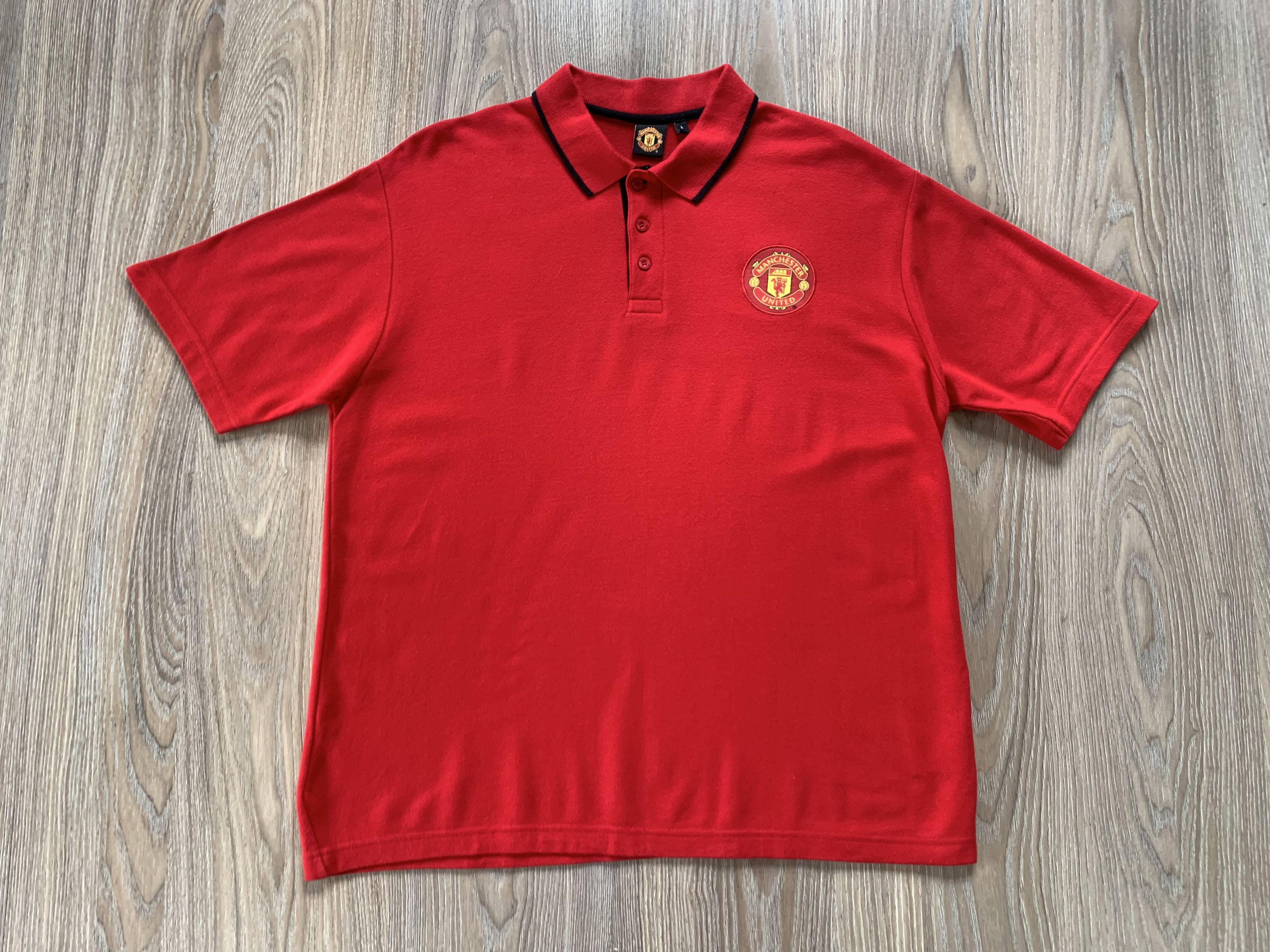 Other Manchester United Red Cotton Polo T-Shirt Size US L / EU 52-54 / 3 - 2 Thumbnail