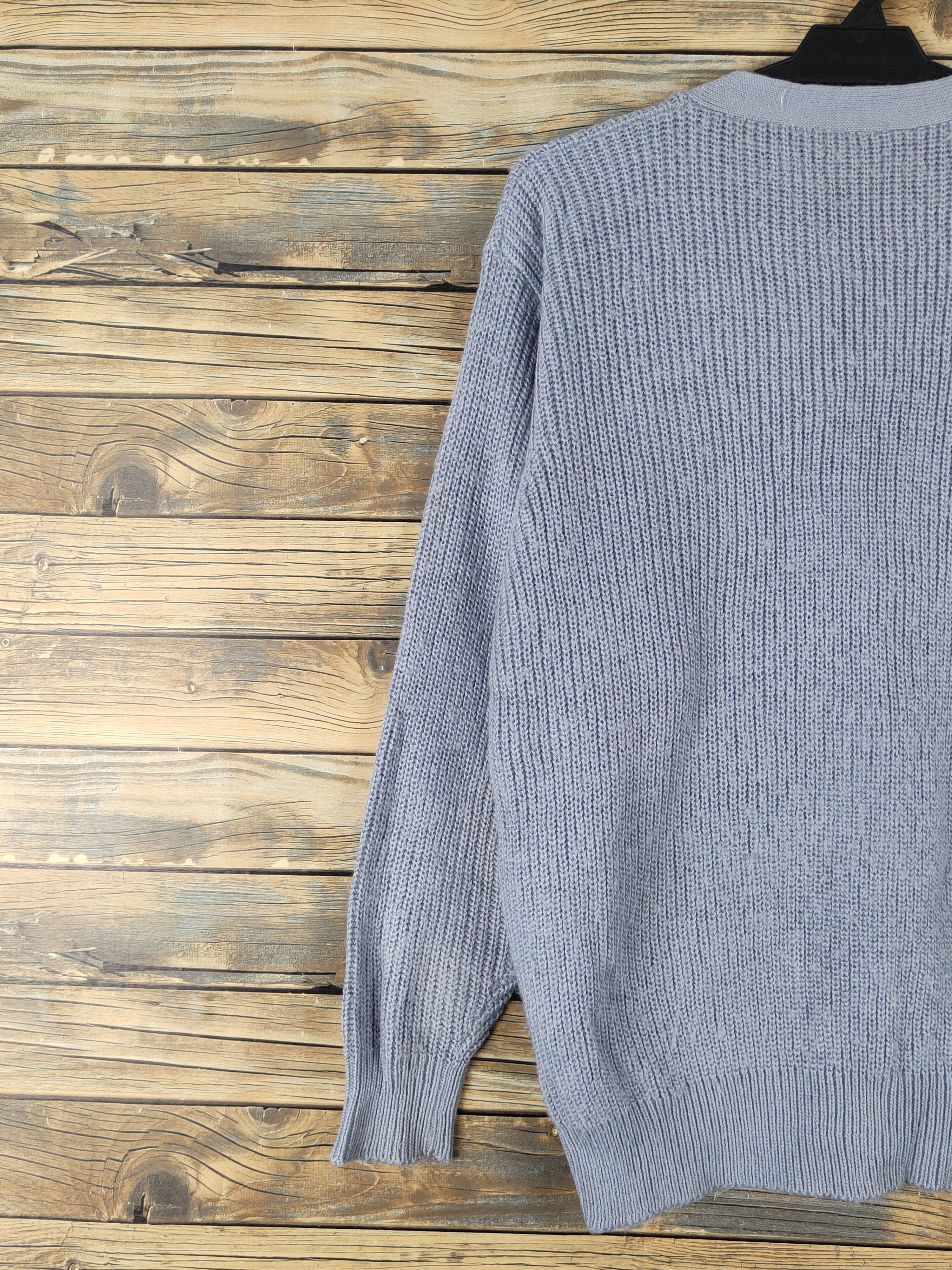 Homespun Knitwear Japanese Brand Blue Knitwear Cardigan #W1648 Size M / US 6-8 / IT 42-44 - 8 Thumbnail