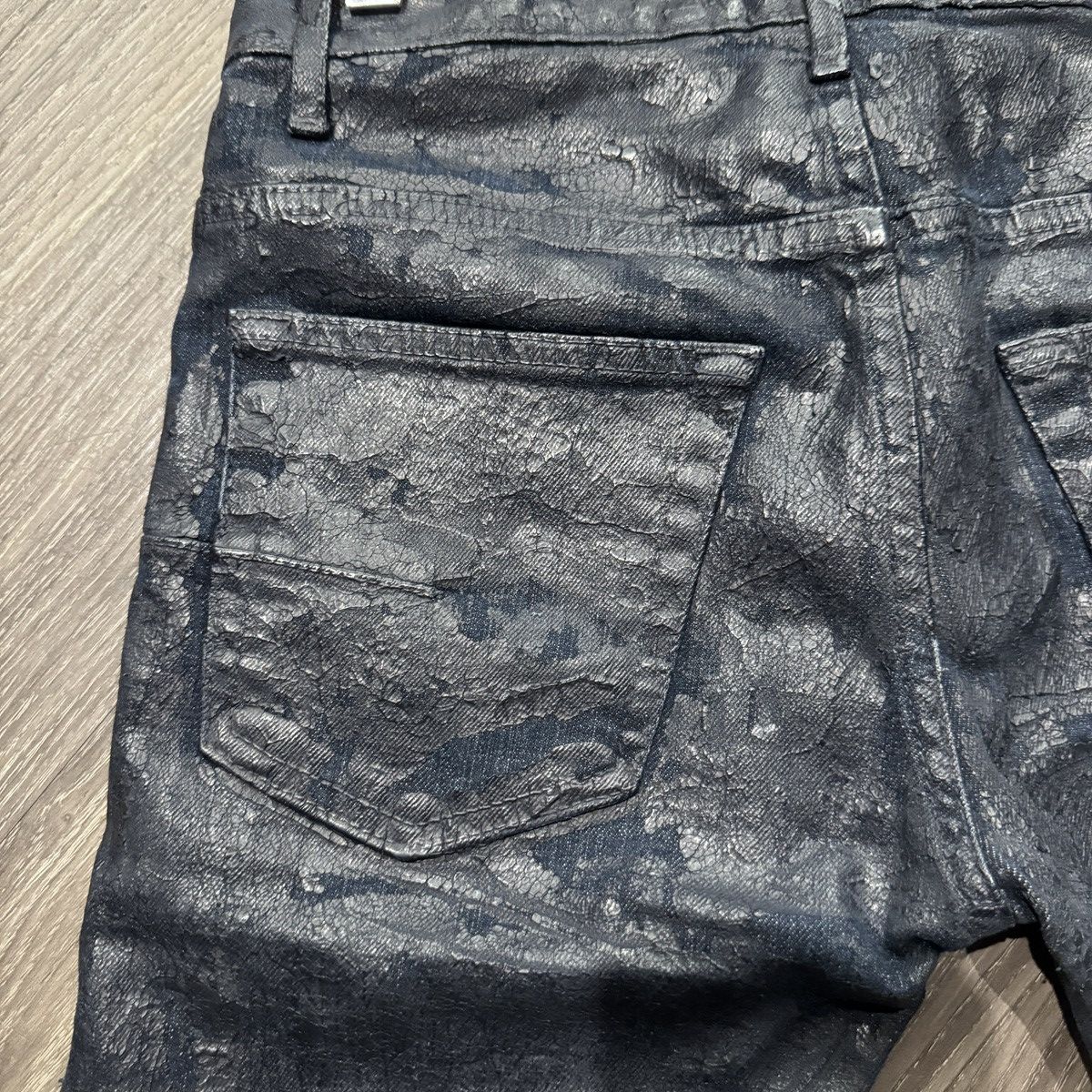 Dior Homme Kris Van Assche Waxed Denim Jeans