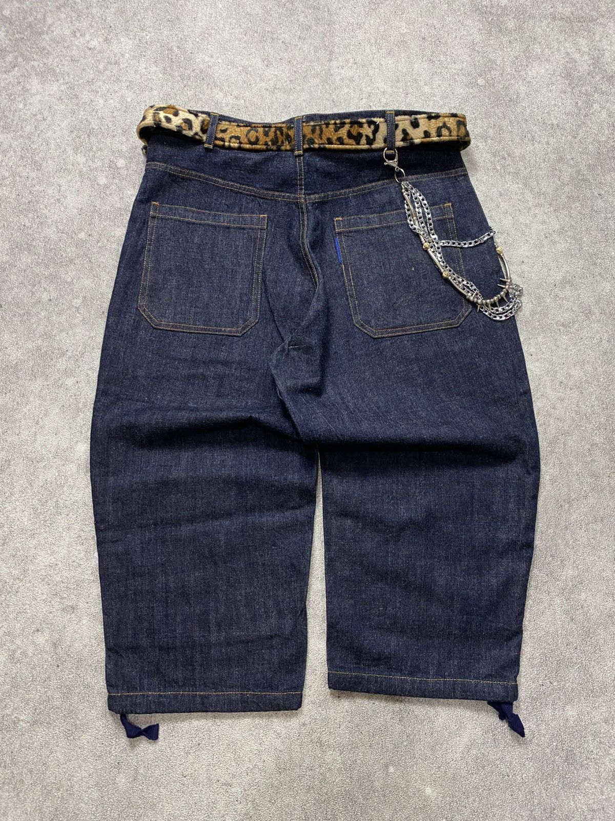 Good Enough × Hiroshi Fujiwara × Japanese Brand 2000s Good Enough Hirosi fujiwara double knee jorts Size US 34 / EU 50 - 2 Thumbnail