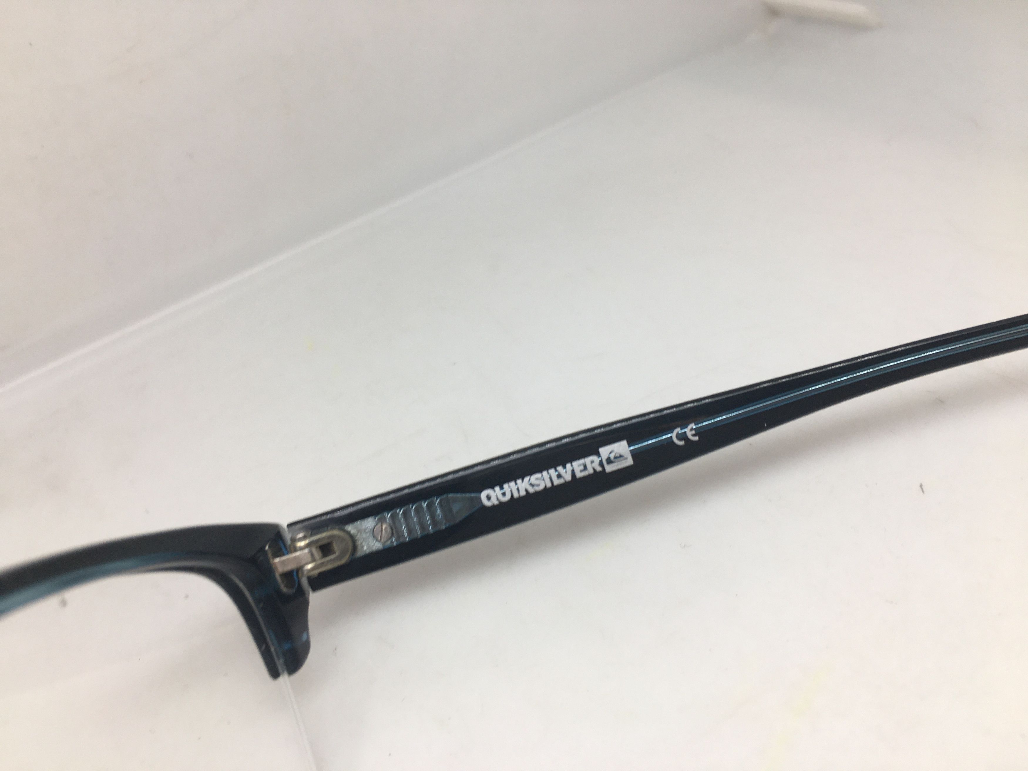 Other Quiksilver QS-A002 Malcolm X Black Blue Eyeglasses Frame Size ONE SIZE - 4 Thumbnail