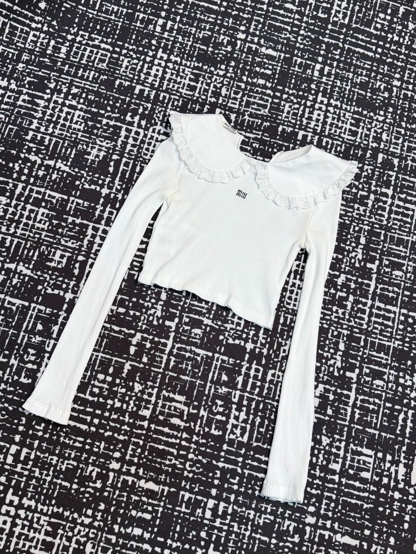 Other 2022 Doll Collar Knit Base Top XS Size XS / US 0-2 / IT 36-38 - 1 Thumbnail