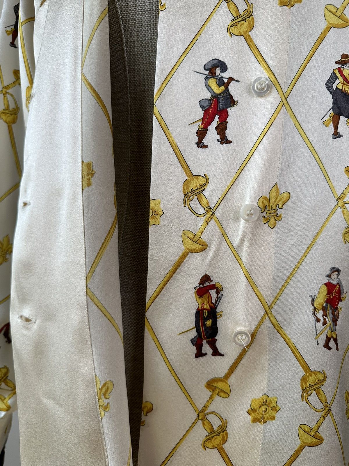 Escada Vintage ESCADA Margaretha Ley 100% Silk Musketeer Shirt Size XS / US 0-2 / IT 36-38 - 10 Thumbnail
