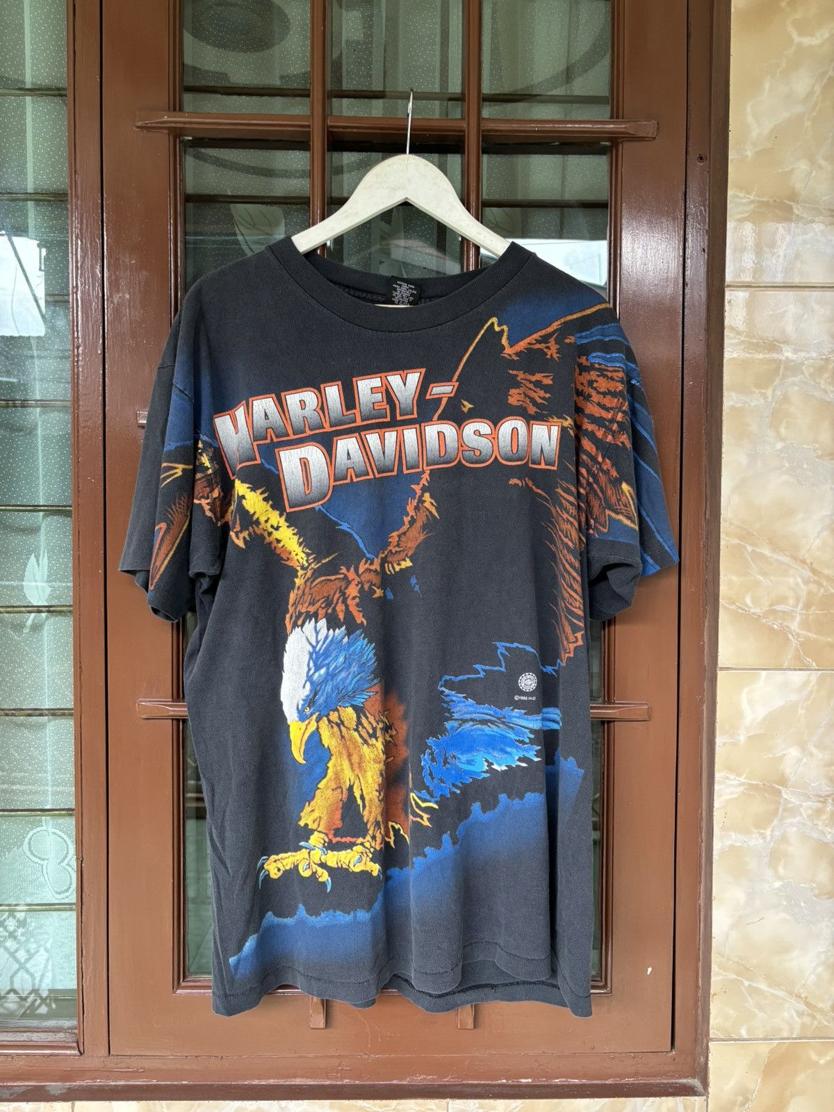 Harley Davidson Harley Davidson Vintage Big logo Size US XL / EU 56 / 4 - 1 Thumbnail