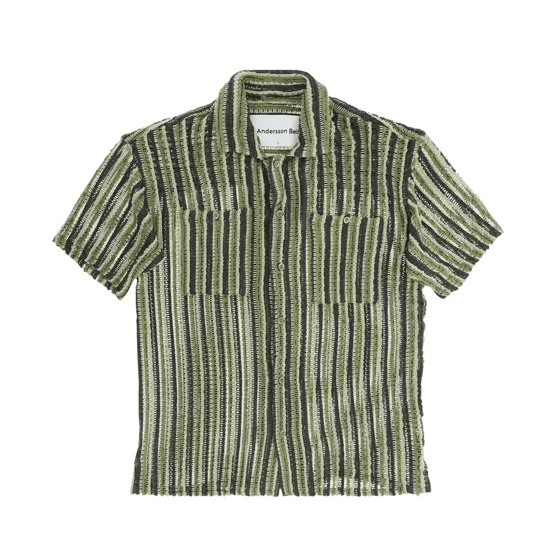Andersson Bell Andersson Bell Green crochet shirt Size US S / EU 44-46 / 1 - 5 Thumbnail