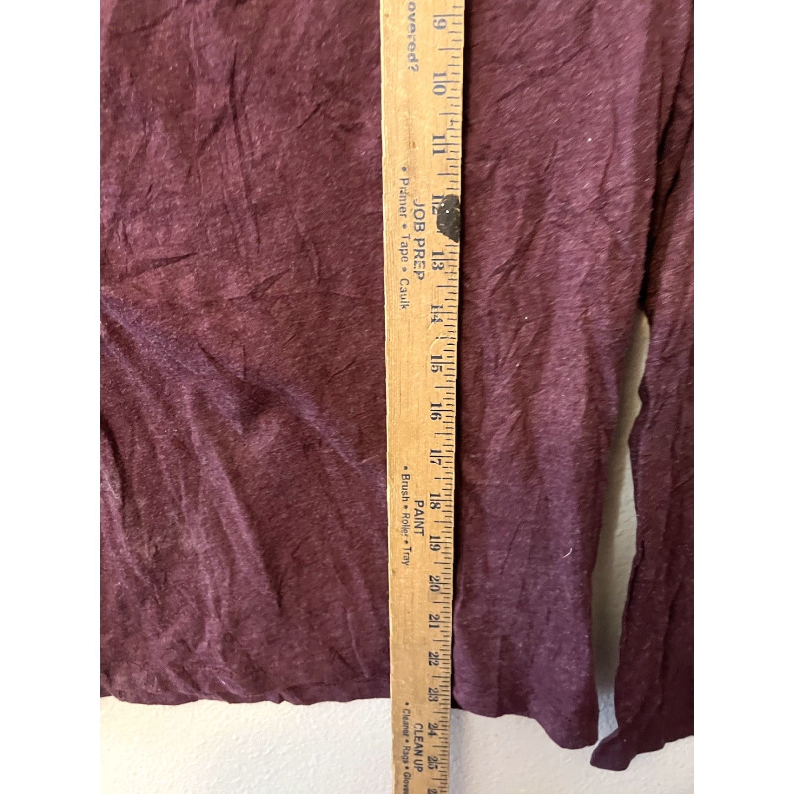 Vintage Aéropostale Women's Maroon Crew Neck Long Sleeve T-Shirt, Classic/Fitted Sleeve, Size M, Slim Fit, Breathable, Lightweight, Easy Care, Basic Shirt Size M / US 6-8 / IT 42-44 - 4 Thumbnail