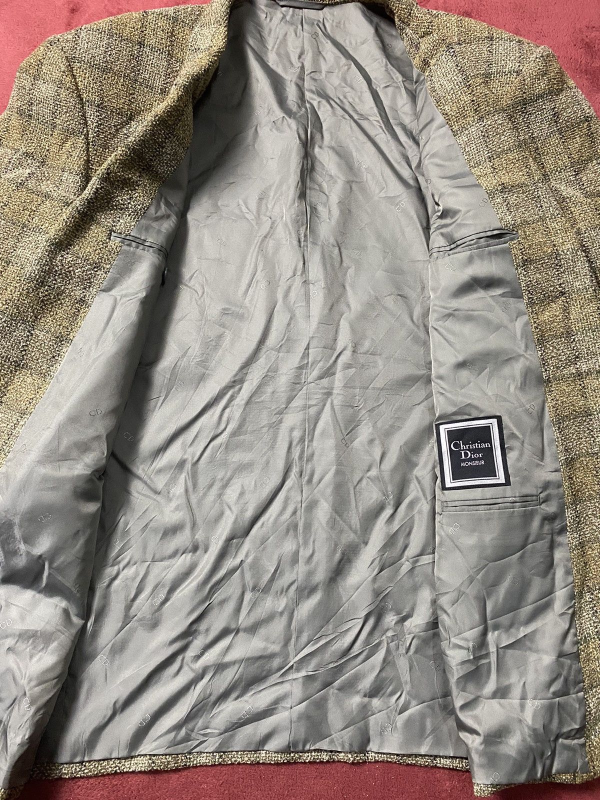 Christian Dior Monsieur × Vintage Vintage Christian Dior Monsieur Wool Blazer Size 40L - 6 Thumbnail