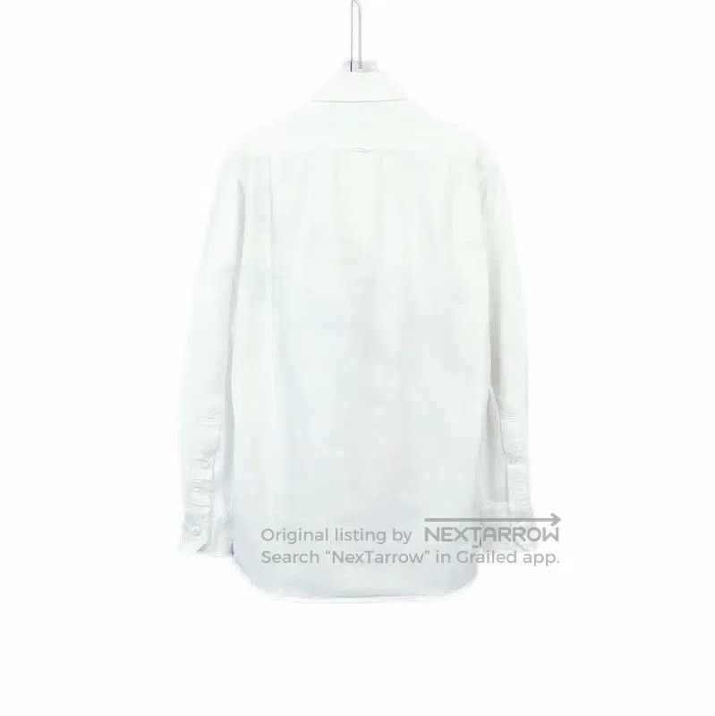 Thom Browne Thom Browne Long Sleeve White Cotton Shirt . Size M / US 6-8 / IT 42-44 - 2 Thumbnail