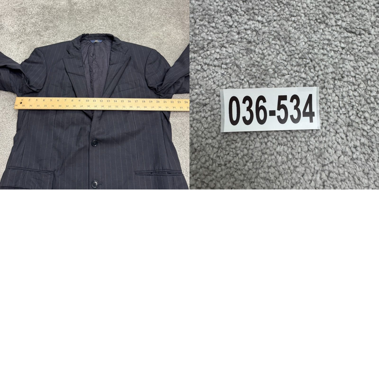 Brooks Brothers Brooks Brothers Blazer Jacket Men 42L Blue Striped Wool Size 42R - 10 Thumbnail