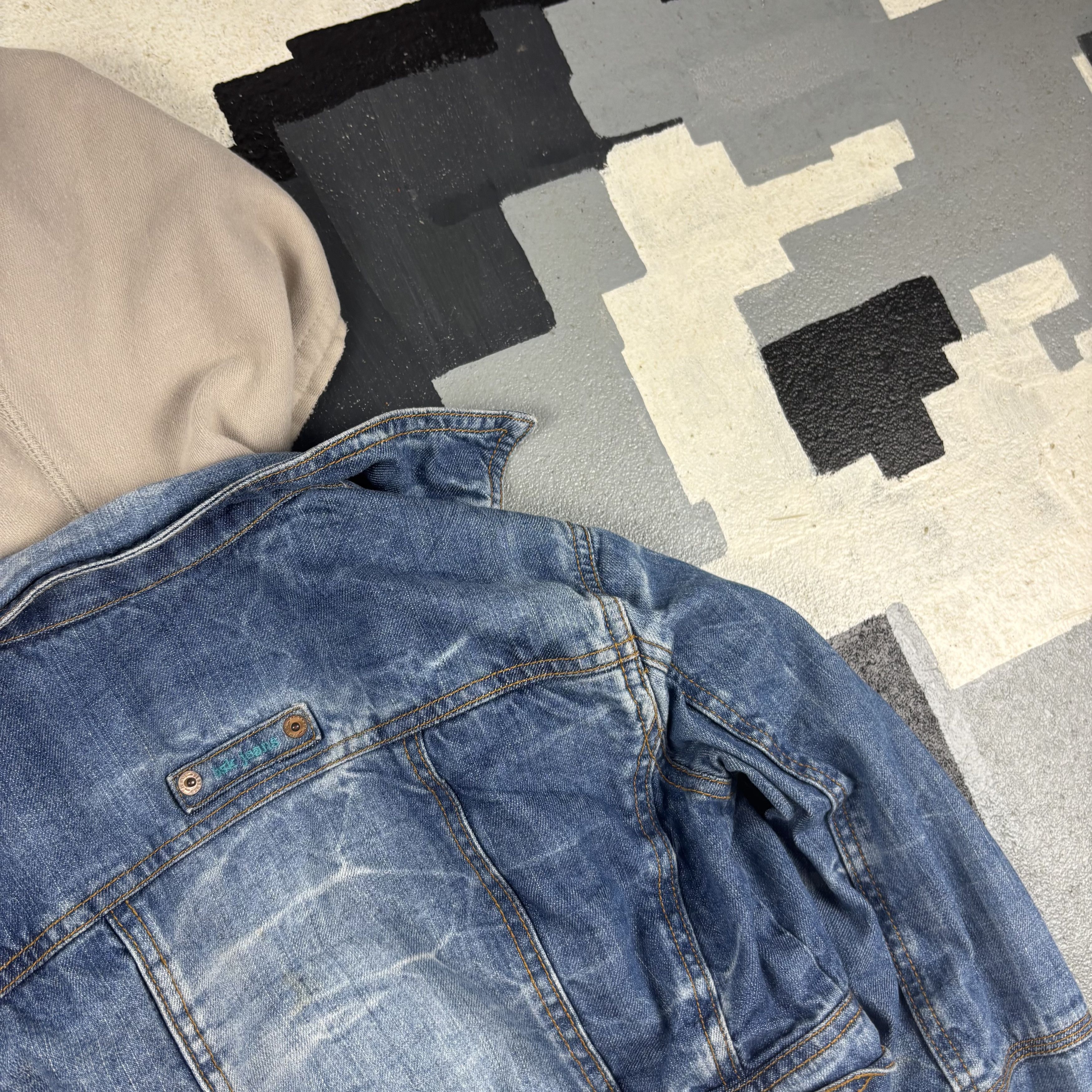Bershka Vintage Bershka Denim Hoodie Size S / US 4 / IT 40 - 2 Thumbnail
