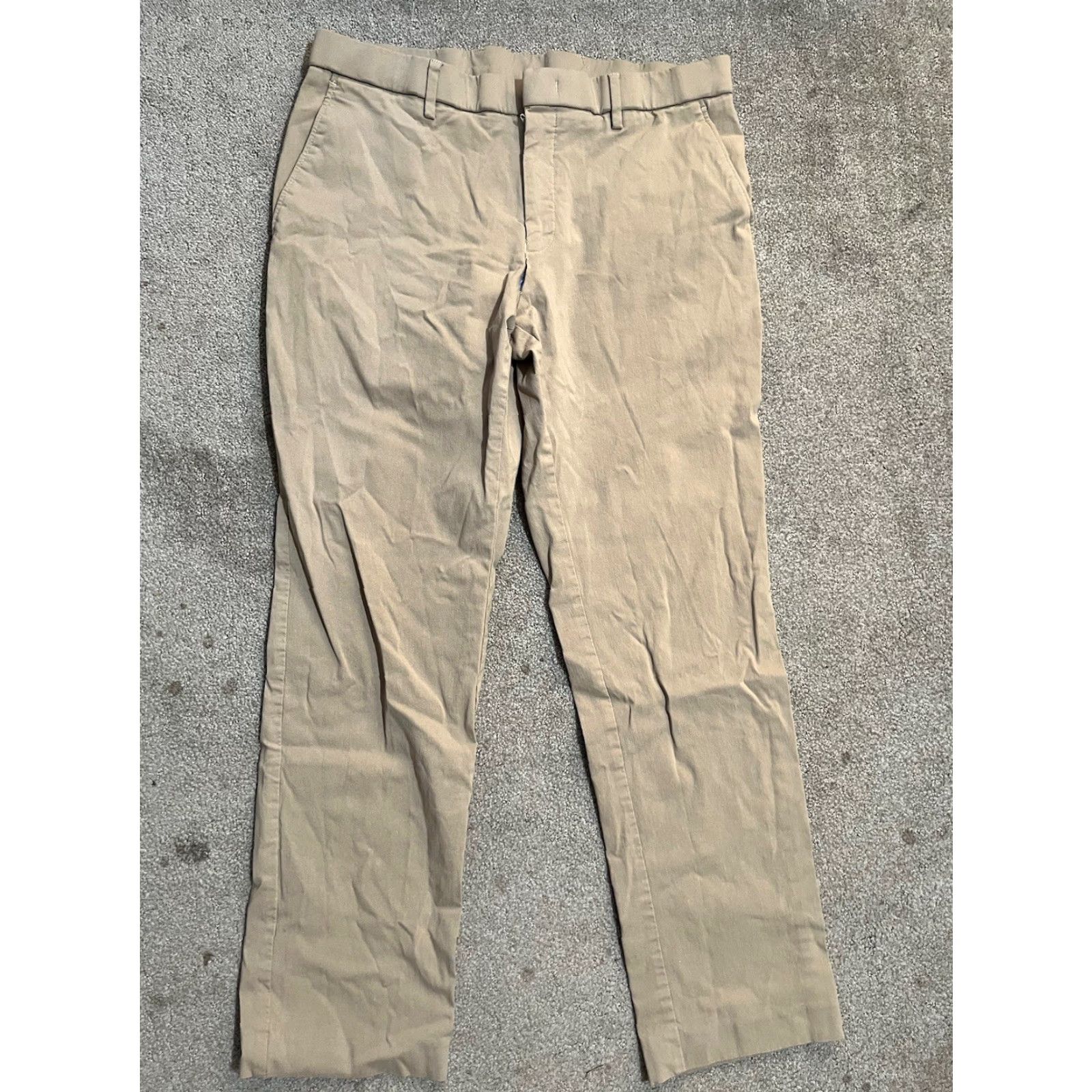 Tommy Hilfiger Tommy Hilfiger Chino Pants Men's Beige Khaki Solid Straight Leg Size 34x27 Size US 34 / EU 50 - 2 Thumbnail