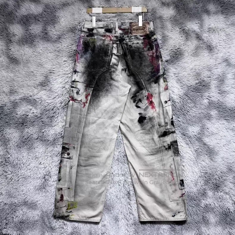 Acne Studios Acne Studios 1981 Vintage Graffiti Denim Pants Size US 31 - 2 Thumbnail