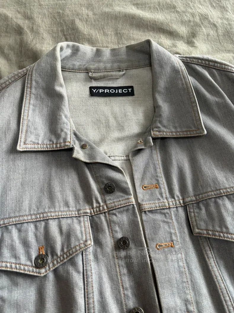 Y/Project Y/Project Washed gray collar single-breasted front opening Size US XS / EU 42 / 0 - 3 Thumbnail
