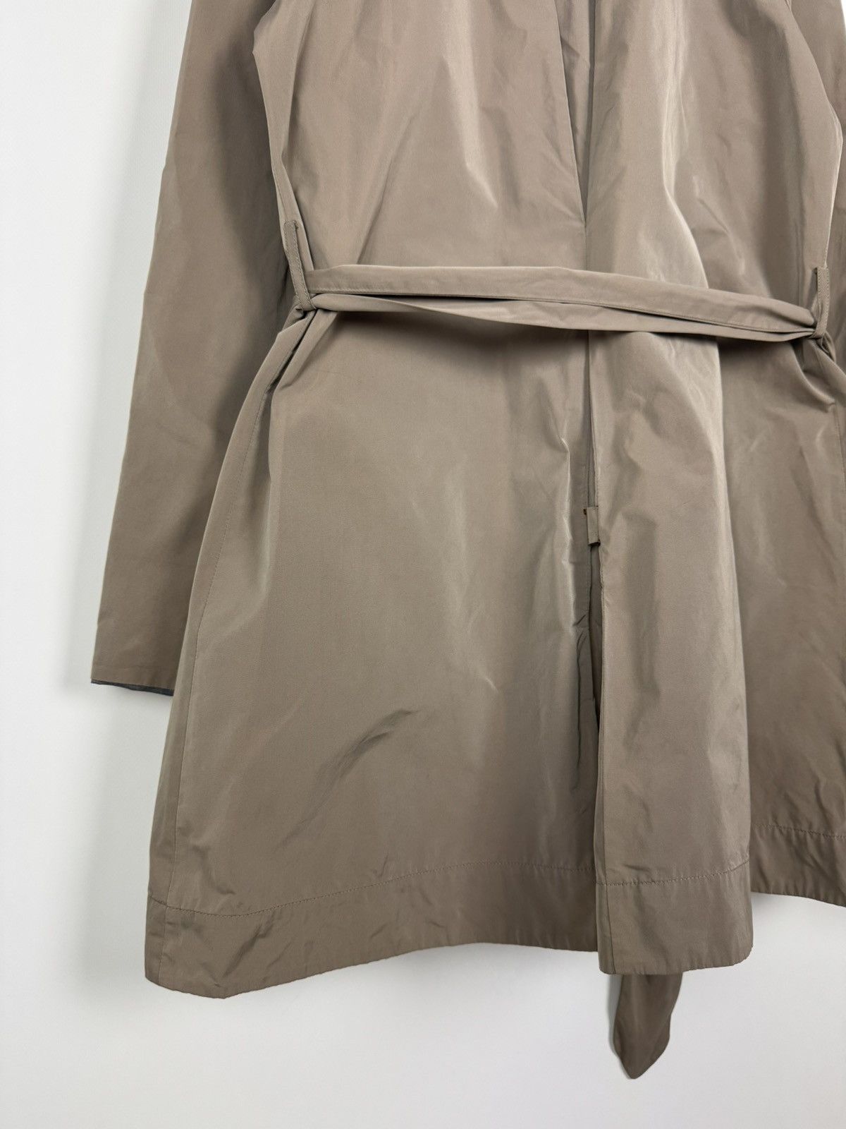 Brunello Cucinelli Rivamonti by Brunello Cucinelli Woman’s Trench Coat Jacket Size XL / US 12-14 / IT 48-50 - 19 Thumbnail