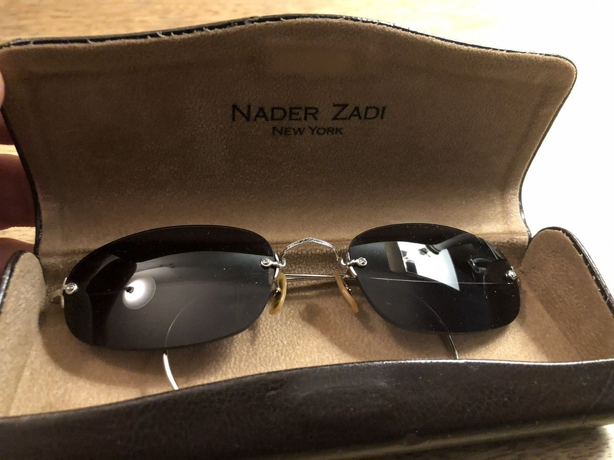 Other Nader Zadi NY Custom Silver Rimless Sunglasses Size ONE SIZE - 1 Thumbnail