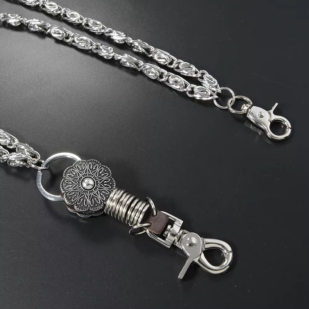 Jewelry 2 Lines Punk Jean Pants Waist Chain Size ONE SIZE - 3 Thumbnail