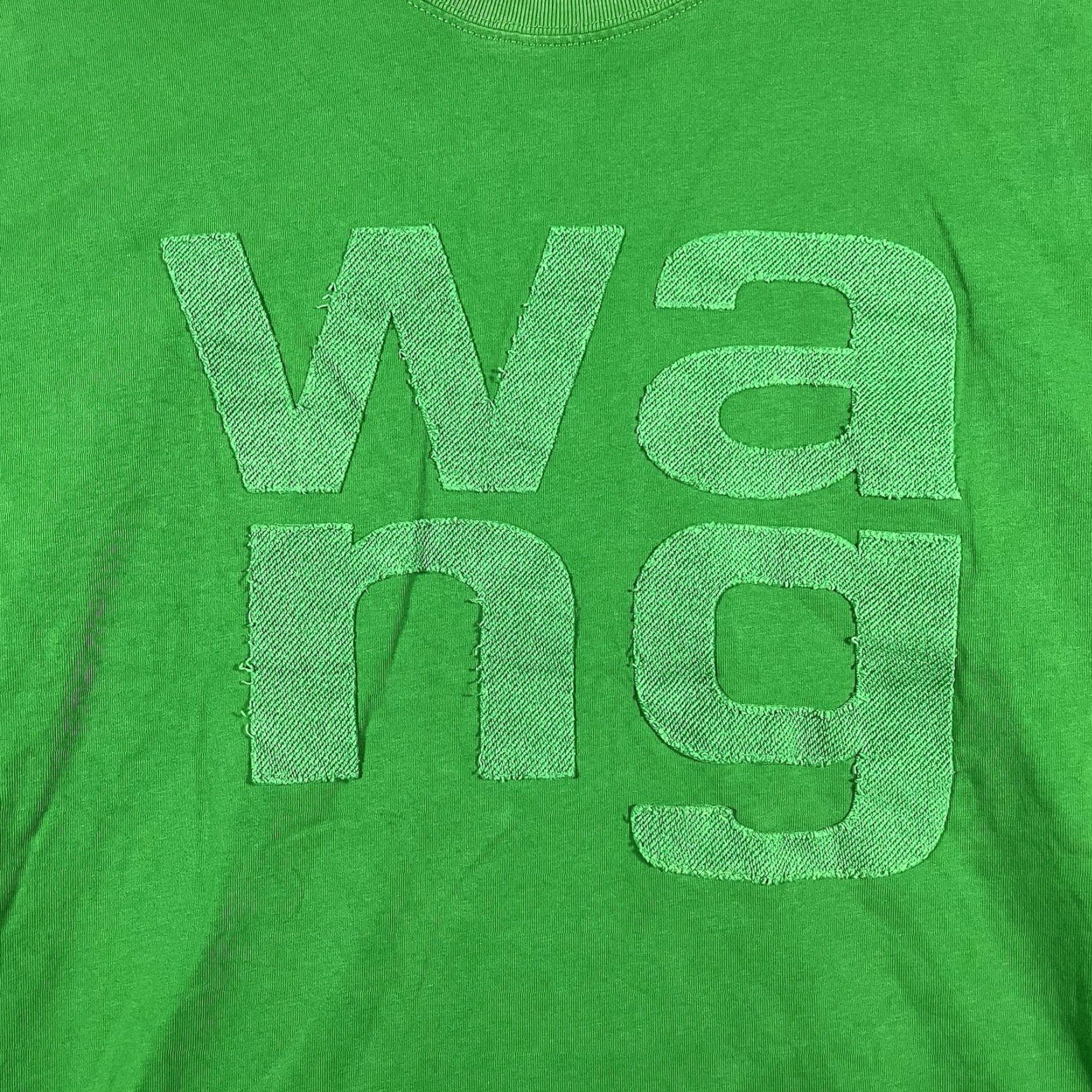 Alexander Wang Alexander Wang Spell Out Stitched Graphic T-shirt S Designer Men T-Shirt Green Rare Small Authentic Size US S / EU 44-46 / 1 - 2 Thumbnail