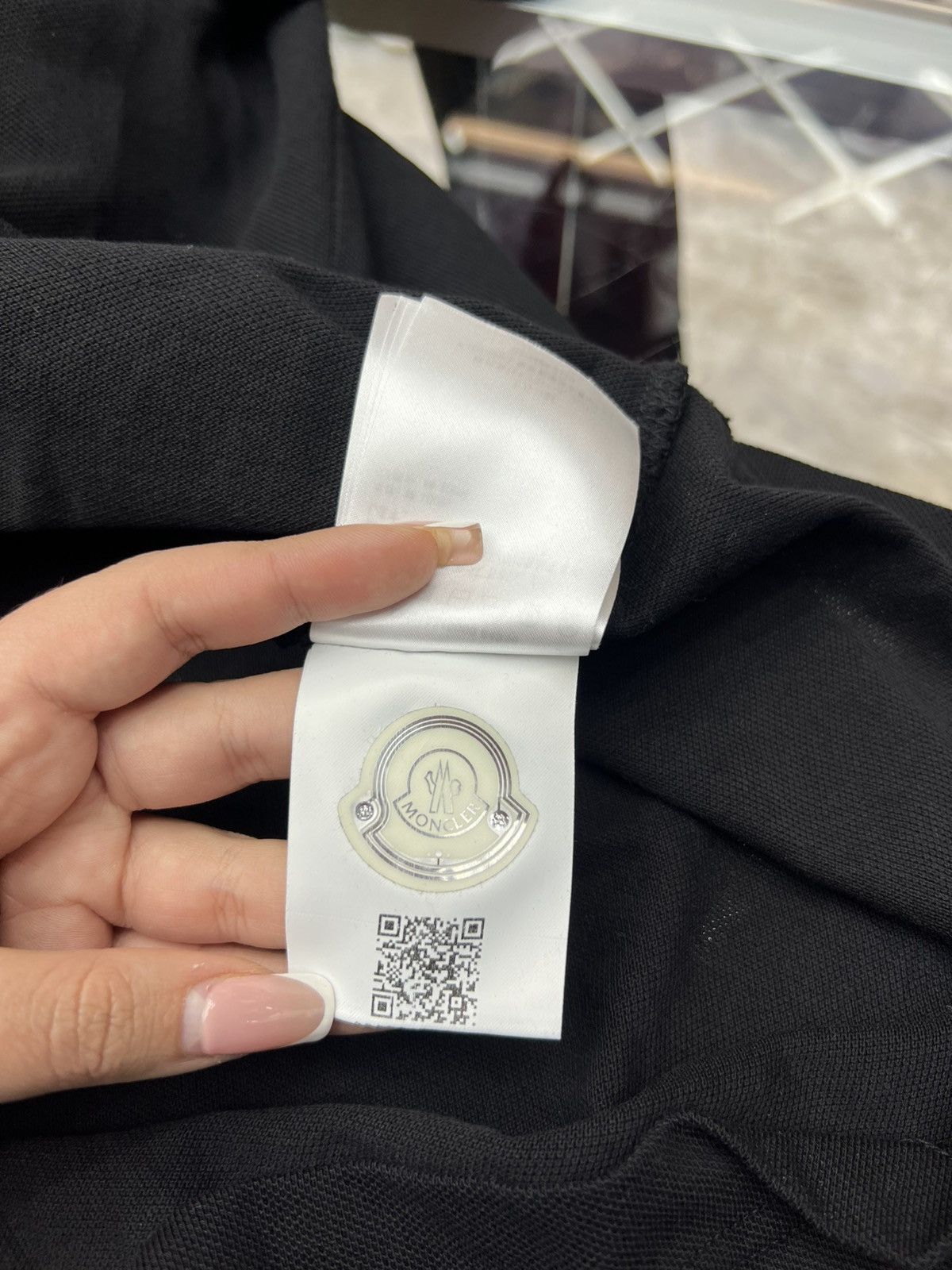 Moncler Moncler Black Polo Longsleeve Size US XXL / EU 58 / 5 - 15 Thumbnail