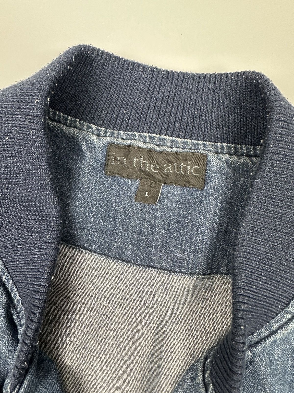 14th Addiction × In The Attic In The Attic Denim Bomber Jacket Size US M / EU 48-50 / 2 - 7 Thumbnail
