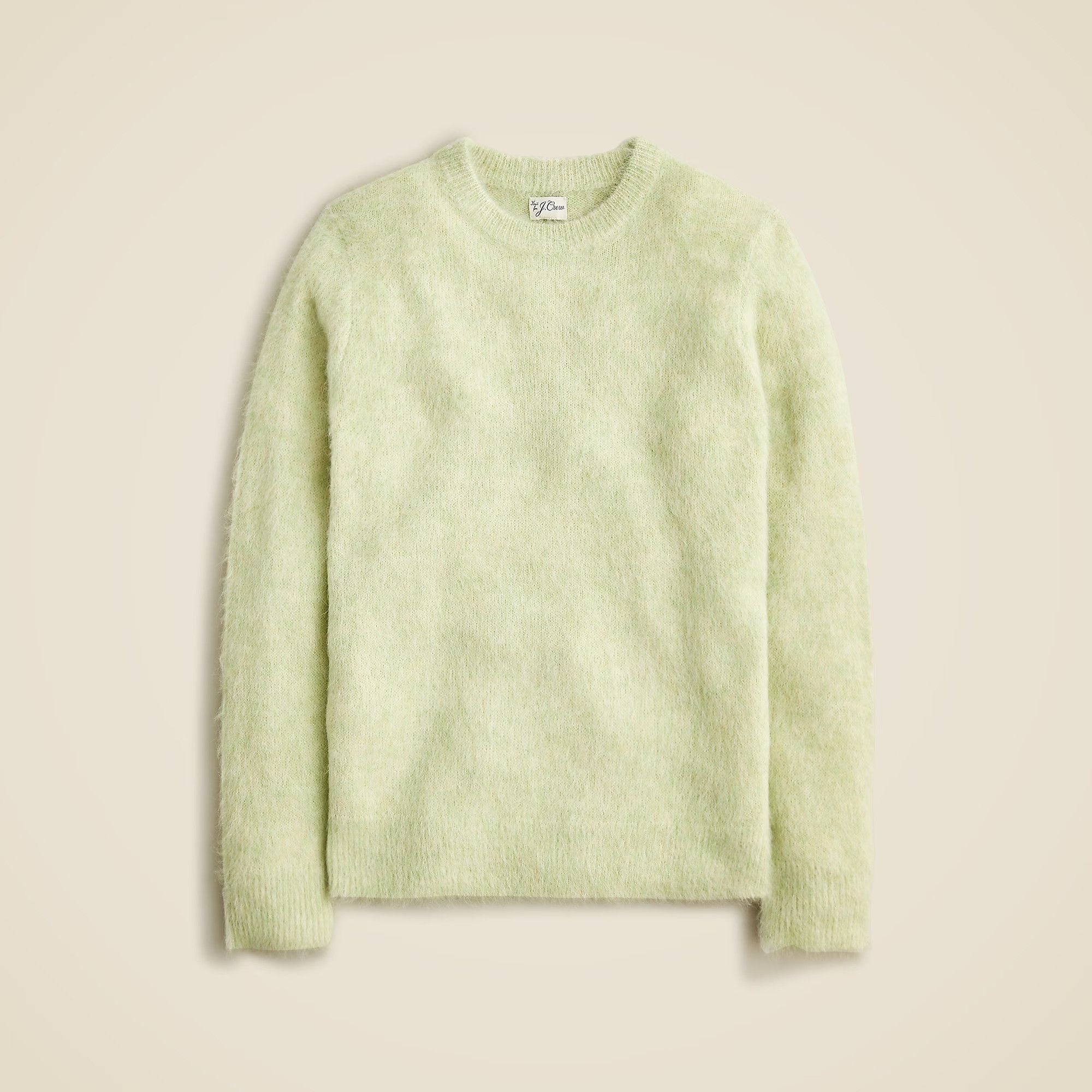 J.Crew J.Crew Alpaca-Blend Crewneck Sweater Heather Pistachio Green Size US XXL / EU 58 / 5 - 1 Thumbnail