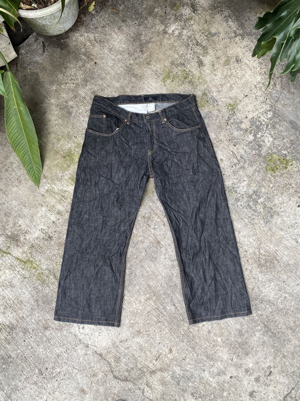 Yohji Yamamoto Yohji yamamoto 5 pocket baggy/wide denim jeans Size US 36 / EU 52 - 1 Thumbnail