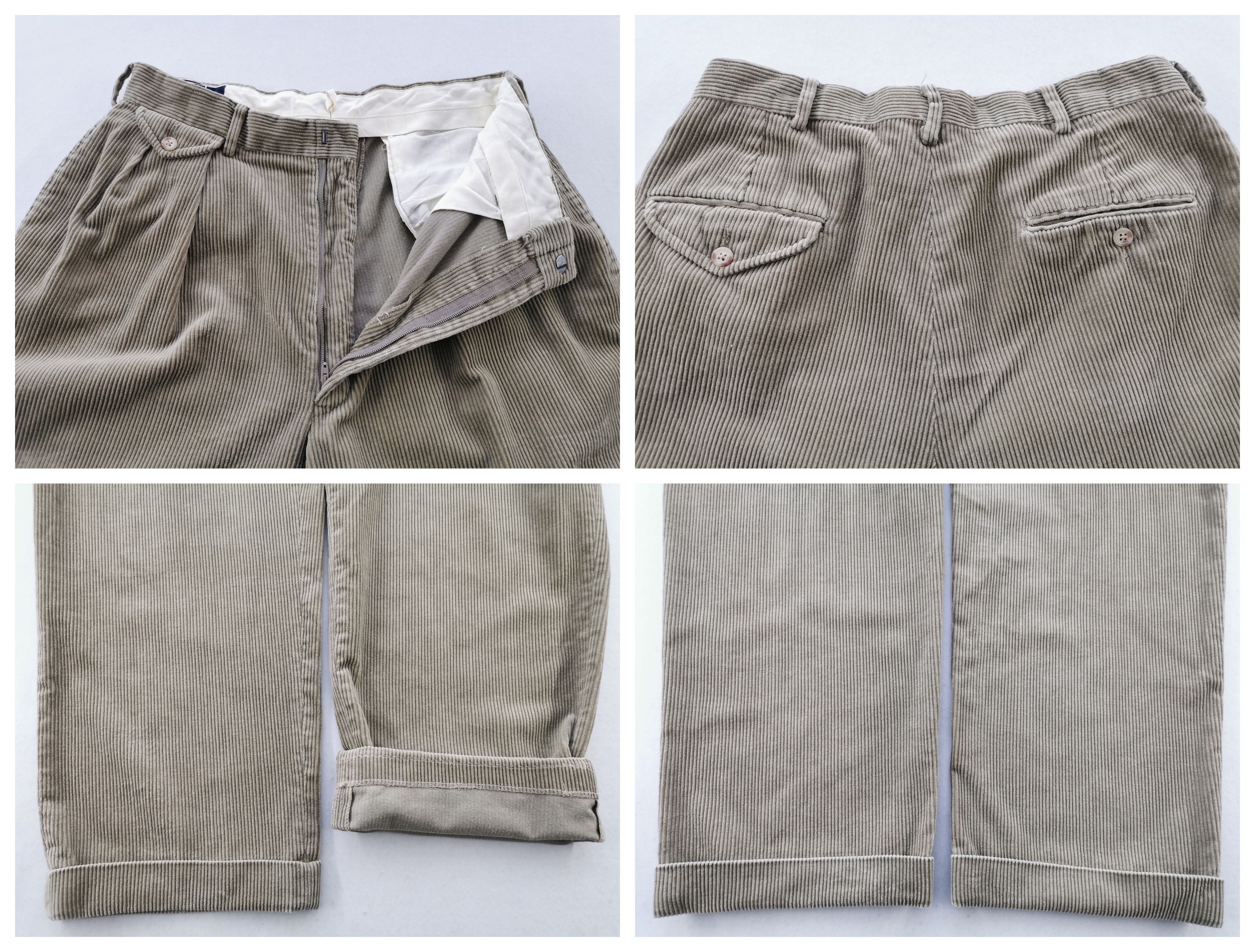 Polo Ralph Lauren Vintage 90s Polo Ralph Lauren Corduroy Pants Made In USA Size US 33 - 6 Thumbnail