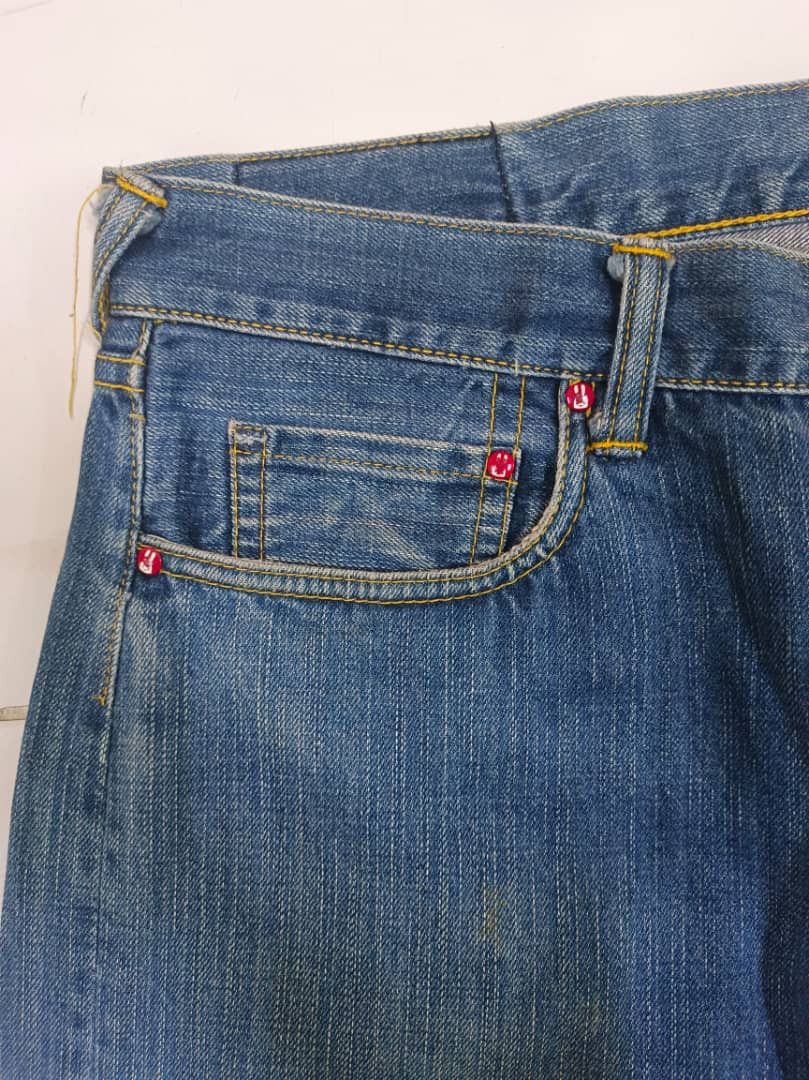 Japanese Brand CUNE Tokyo Japan Bunny Heads Baggy Jeans Size US 32 / EU 48 - 4 Thumbnail