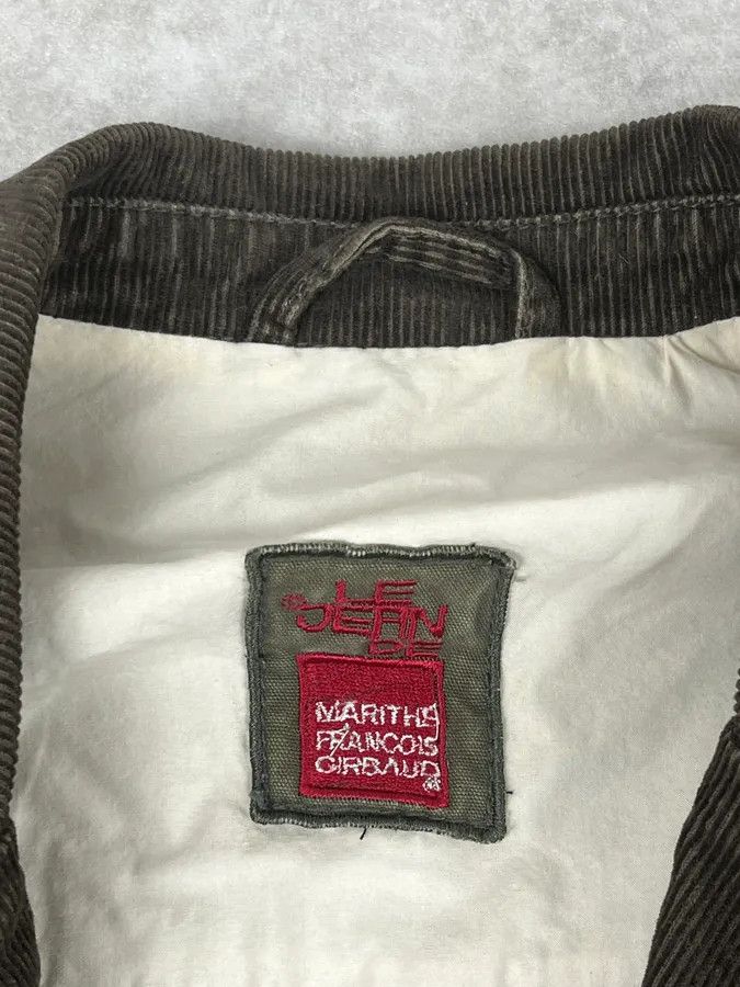 Marithe + Francois Girbaud FW2000 Marithé + François Girbaud Dark Green Corduroy Blazer Jacket Size 44R - 9 Thumbnail