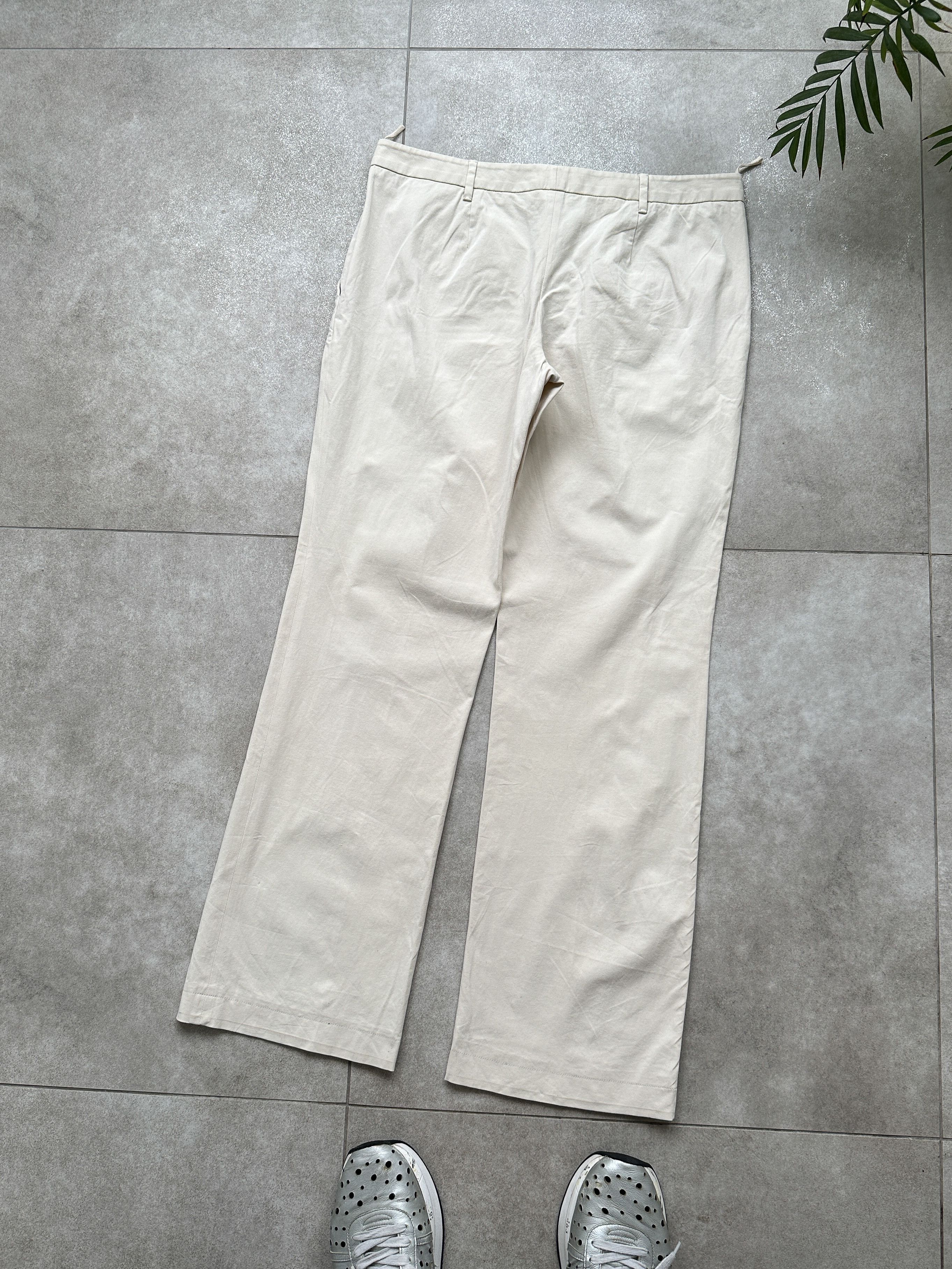 Prada Prada Cream Pants Trousers Size 32" / US 10 / IT 46 - 2 Thumbnail