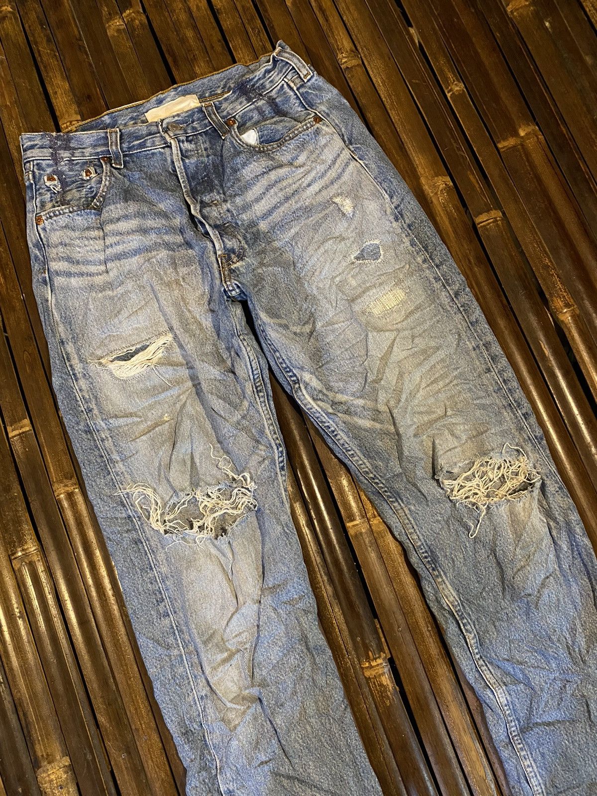 Japanese Brand × Levi's × Vintage LEVIS 501 DENIM PANTS Size US 29 - 2 Thumbnail
