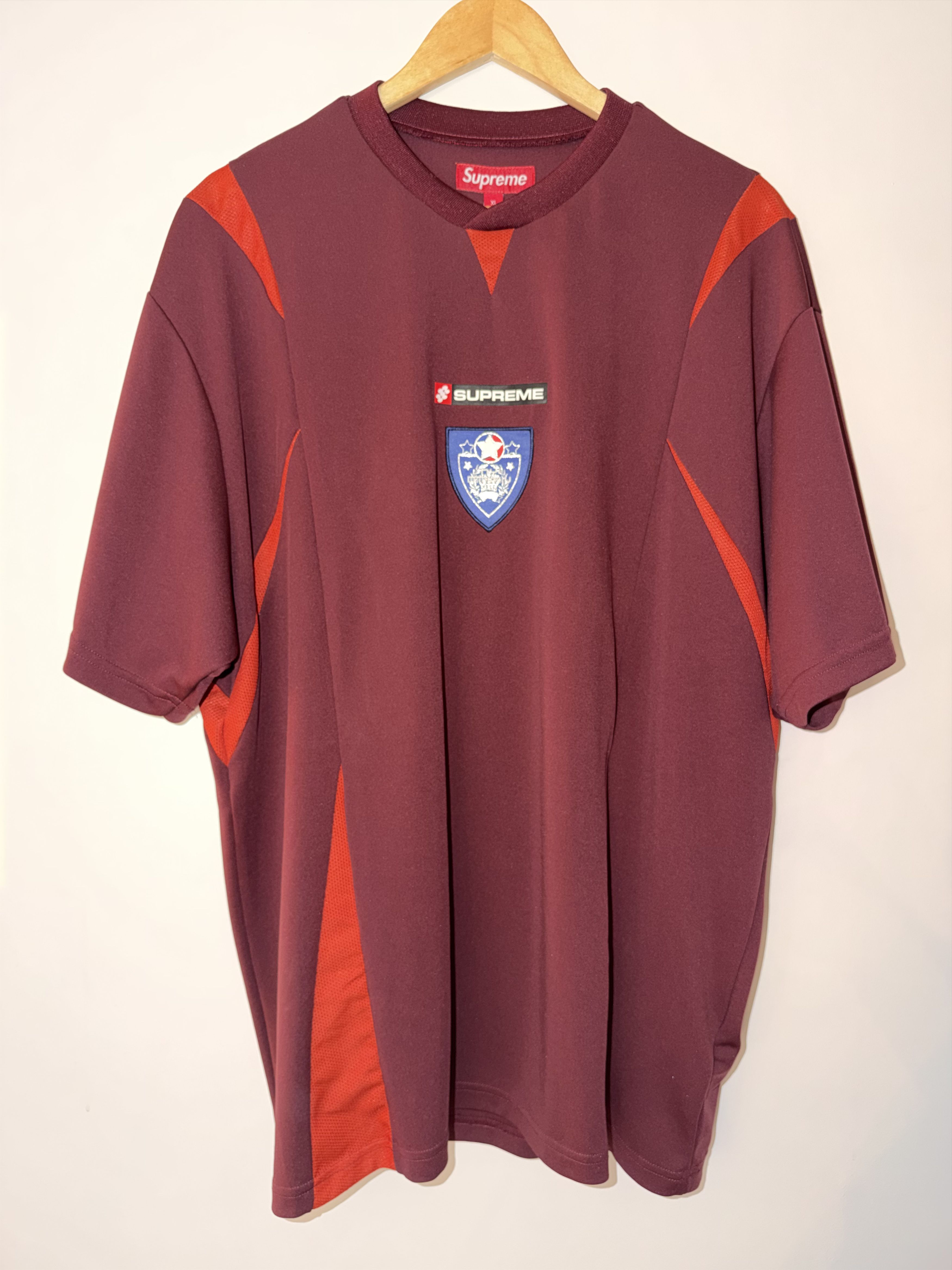 Supreme Supreme Crest Soccer Jersey FW24 "Maroon" — XL — DS Size US XL / EU 56 / 4 - 2 Thumbnail