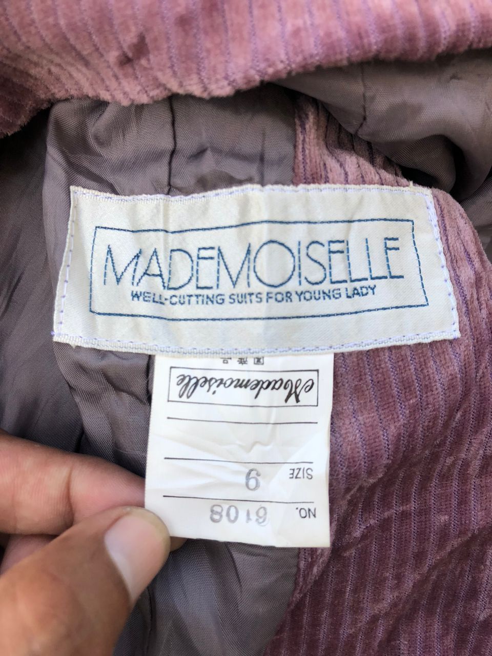 Mademoiselle Non Non Vintage Mademoiselle by Issey Miyake Corduroy Coat Size S / US 4 / IT 40 - 3 Thumbnail