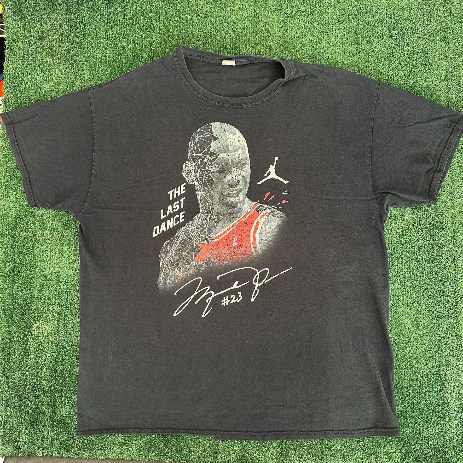 Fruit Of The Loom Vintage Y2K Michael Jordan T-Shirt Last Dance Basketball Tee Size US XL / EU 56 / 4 - 1 Thumbnail