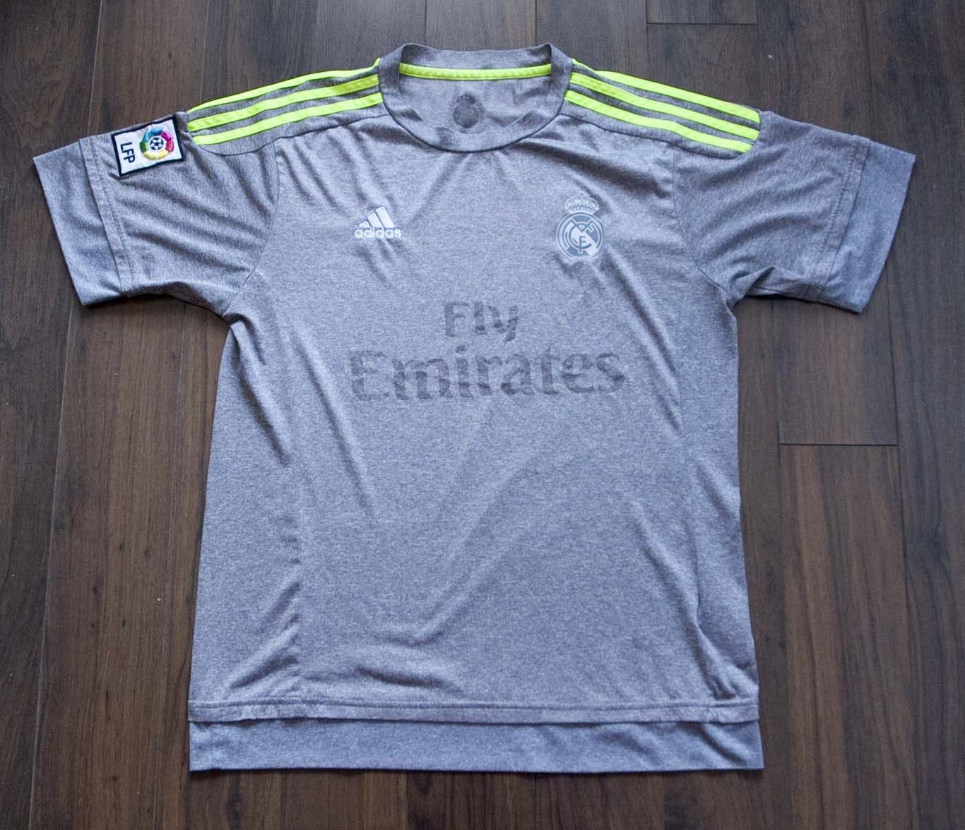 Adidas Real Madrid Jersey 2015 Adidas Gray Size M Size US M / EU 48-50 / 2 - 1 Thumbnail