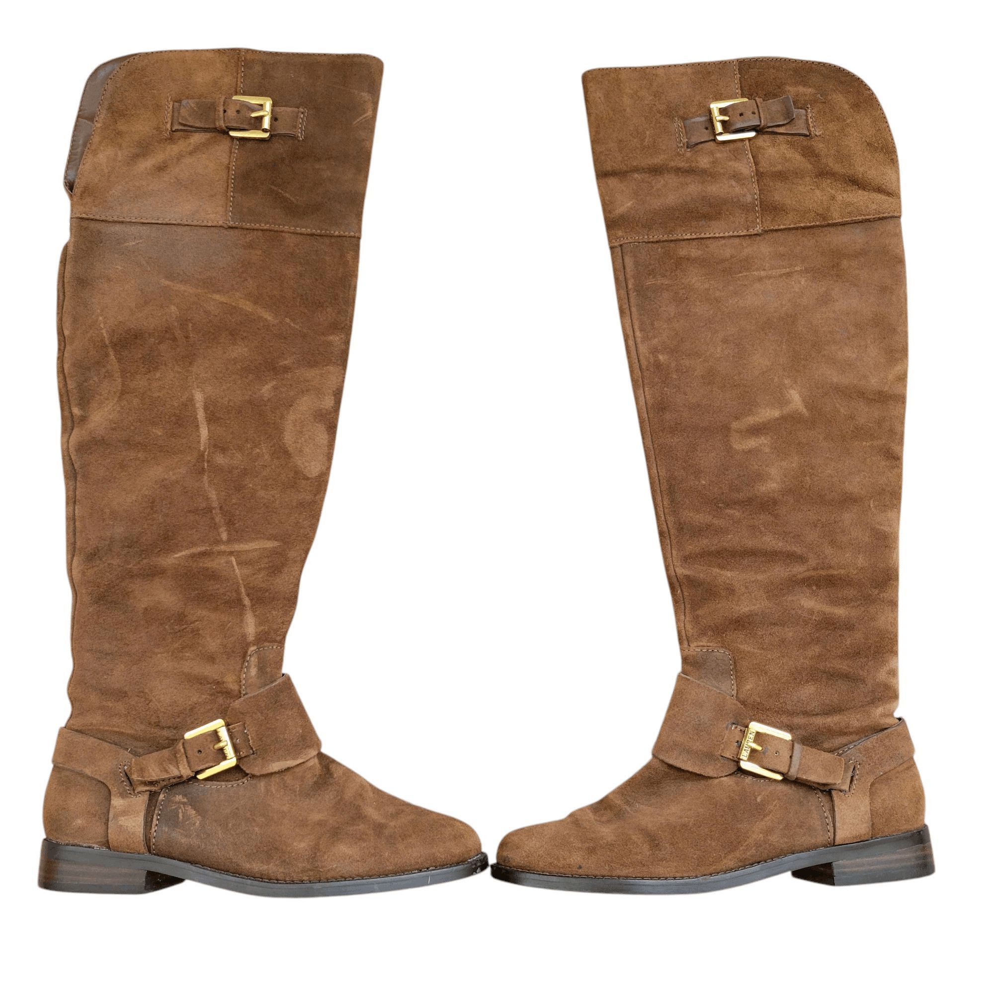 Polo Ralph Lauren Lauren Ralph Lauren Jeannette Over the Knee Riding Boot 6B Size US 6 / IT 36 - 2 Thumbnail