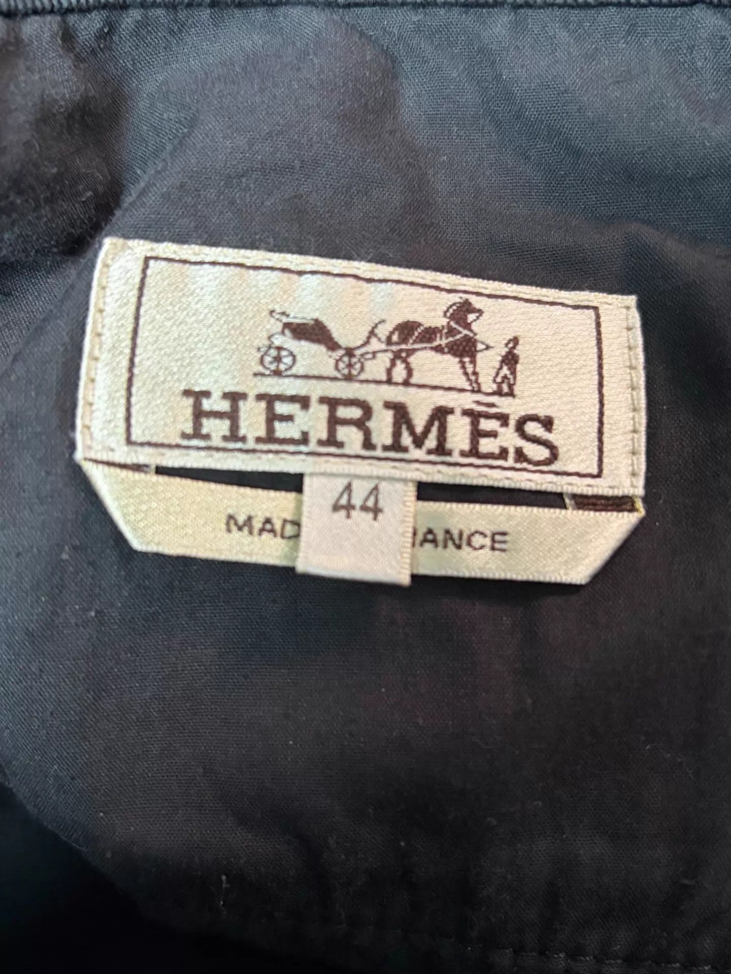 Hermes Hermes Men's Black Straight Fit Chinos 44 Size US 28 / EU 44 - 3 Thumbnail
