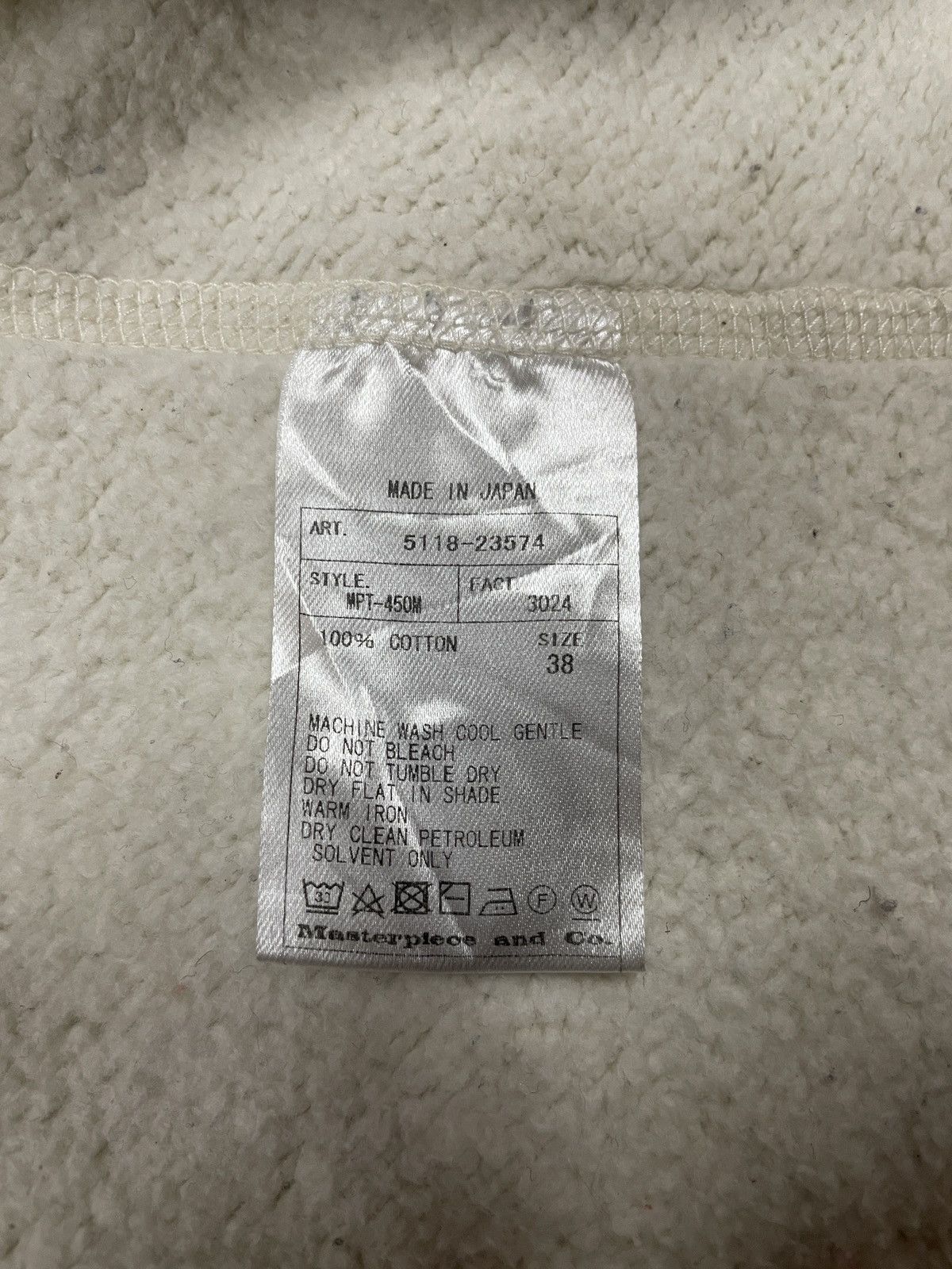 Japanese Brand × MasterPiece × SCYE SCYE by Masterpiece Japan sweatshirt size 38 Size US M / EU 48-50 / 2 - 4 Thumbnail