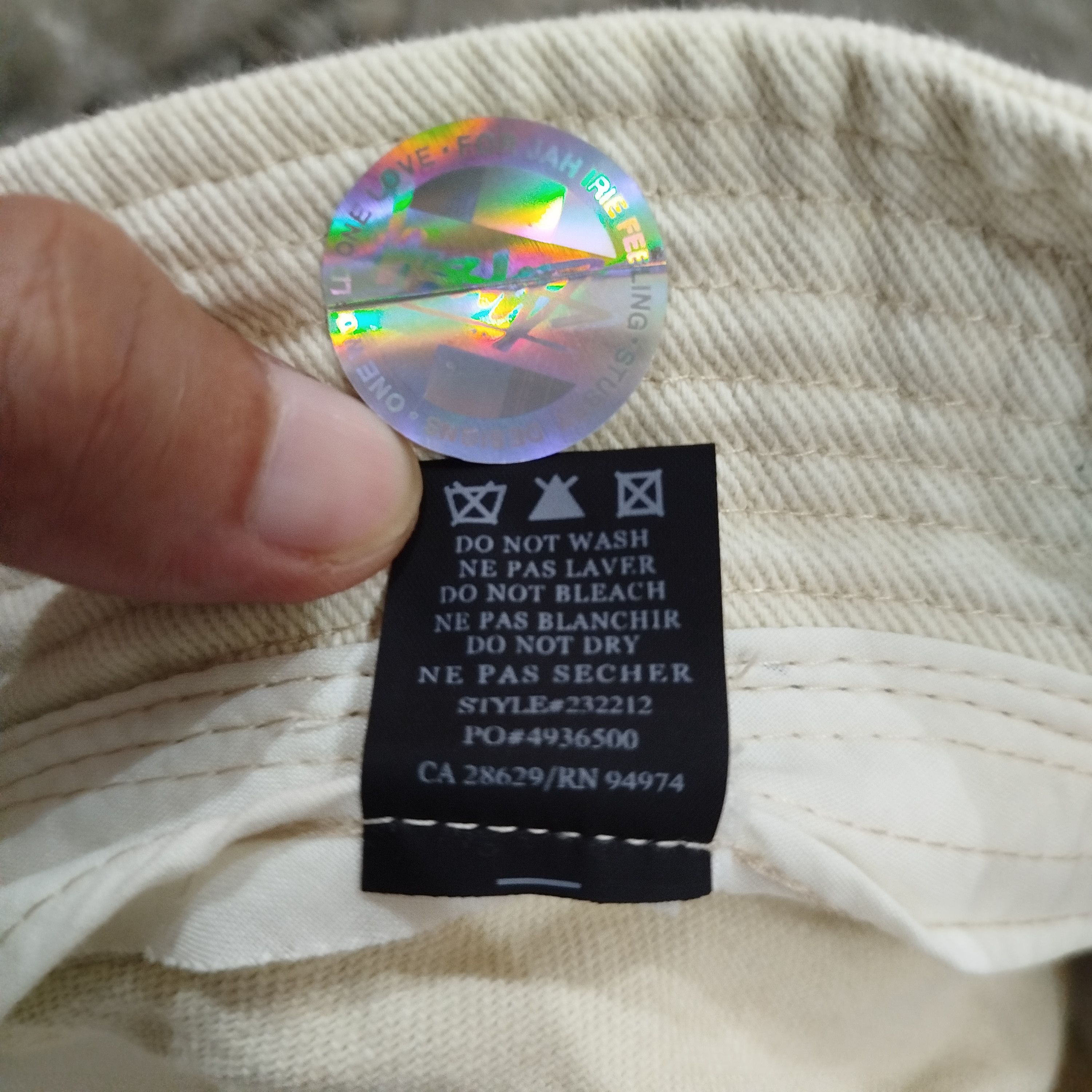Stussy STUSSY AURORA WASHED TWILL BUCKET HAT Size ONE SIZE - 7 Thumbnail