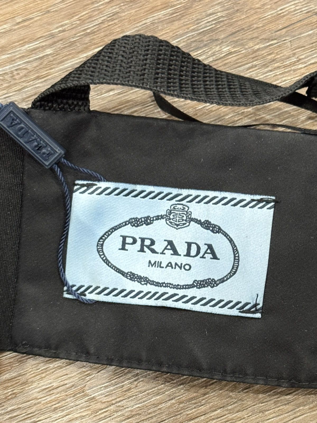 Prada Prada Milano Black Nylon Triangle Logo Harness Bralette Top Size M / US 6-8 / IT 42-44 - 14 Thumbnail