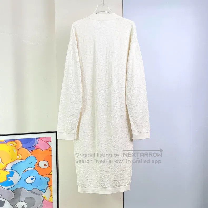 Hermes Hermes Beige Pig Nose Full-printed Medium-length Knit Top Size XS / US 0-2 / IT 36-38 - 2 Thumbnail